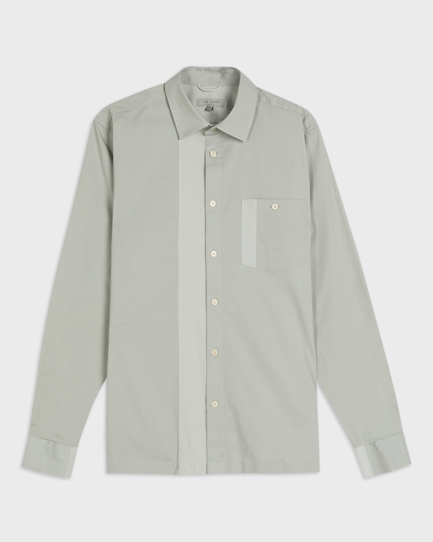 Grey Panneled shirt Ted Baker