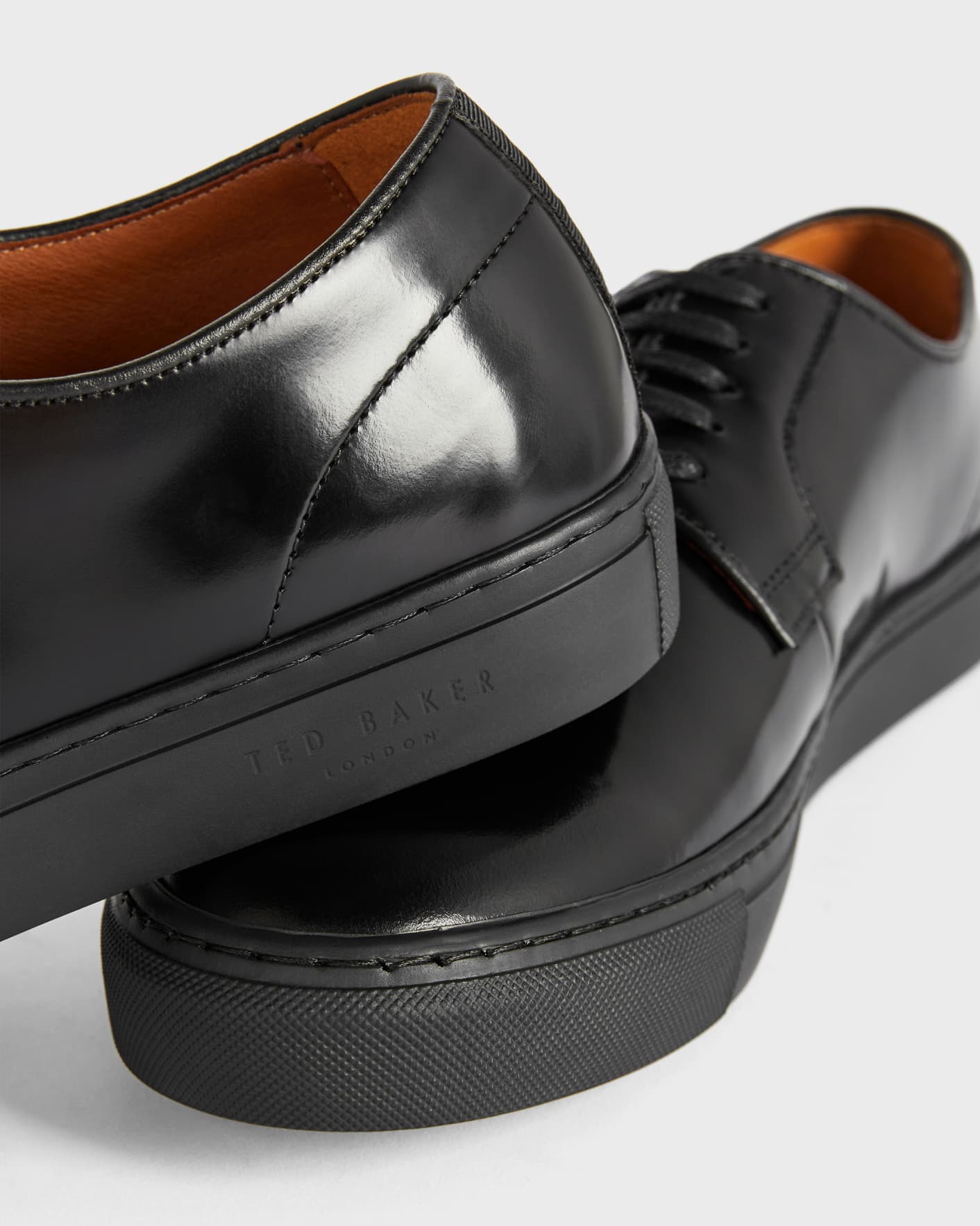 Black Cupsole Derby Ted Baker
