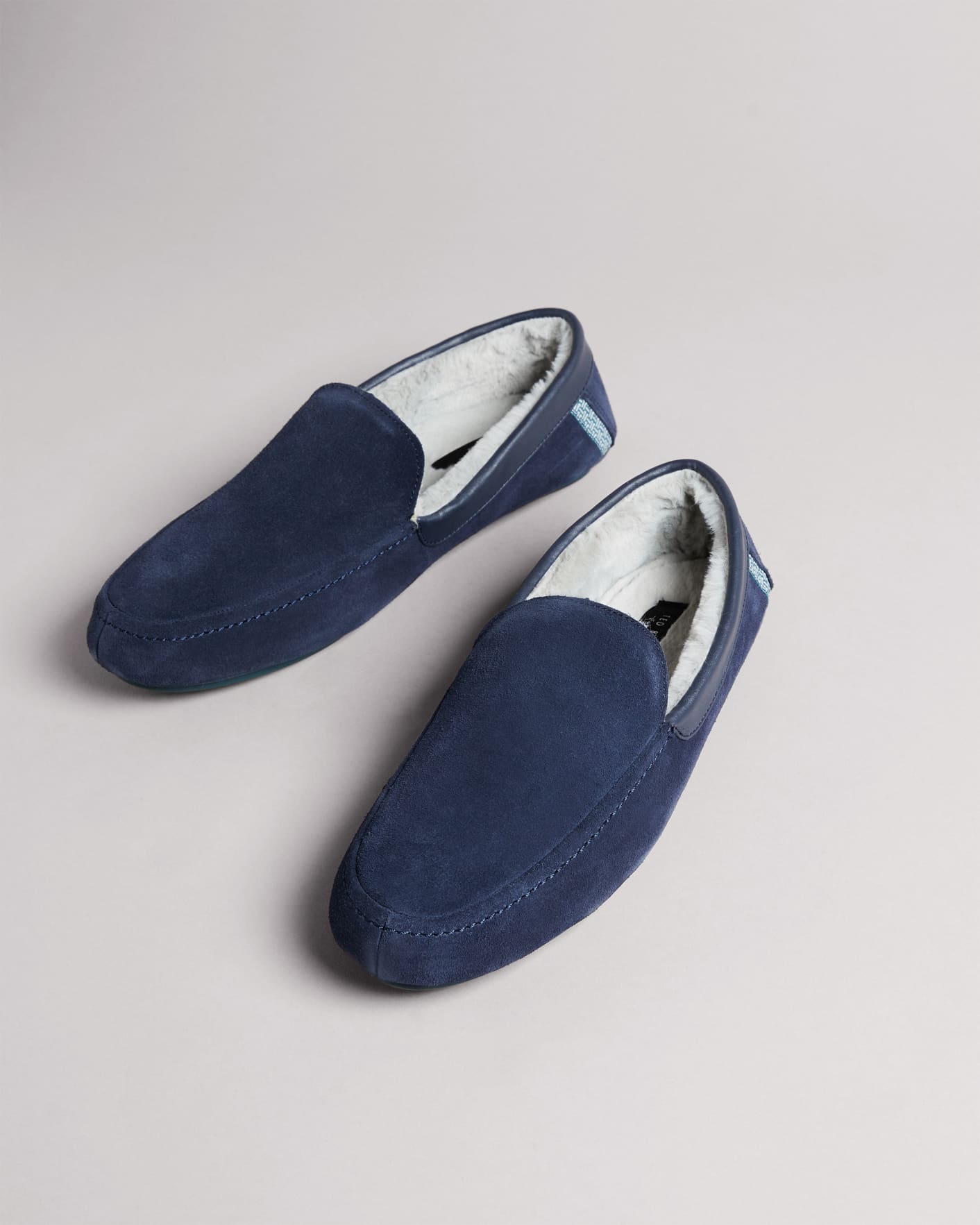 Save 45% Mens Shoes Slip-on shoes Slippers Blue Ted Baker Valant in Navy for Men 
