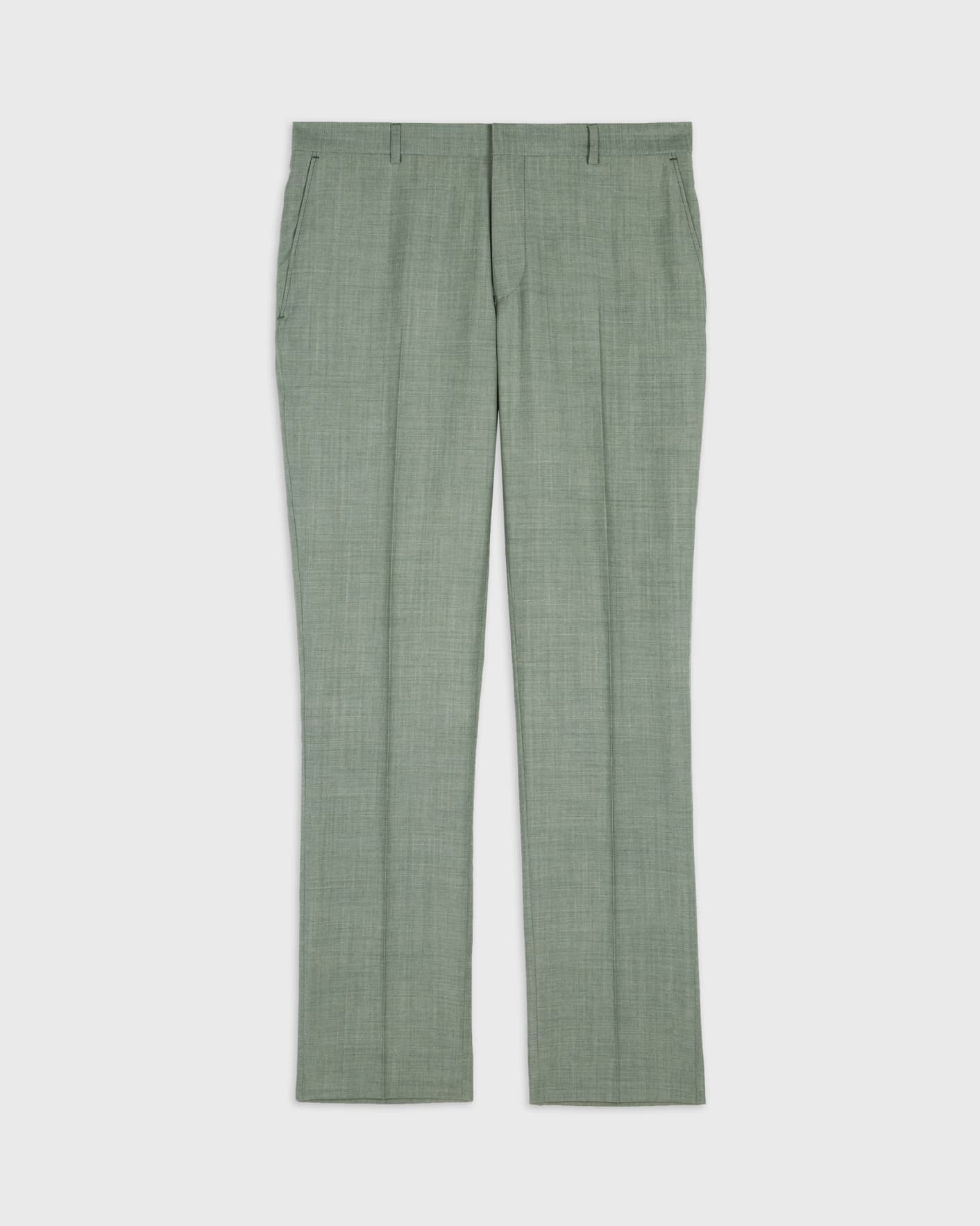 Green Slim Plain Suit Trouser Ted Baker