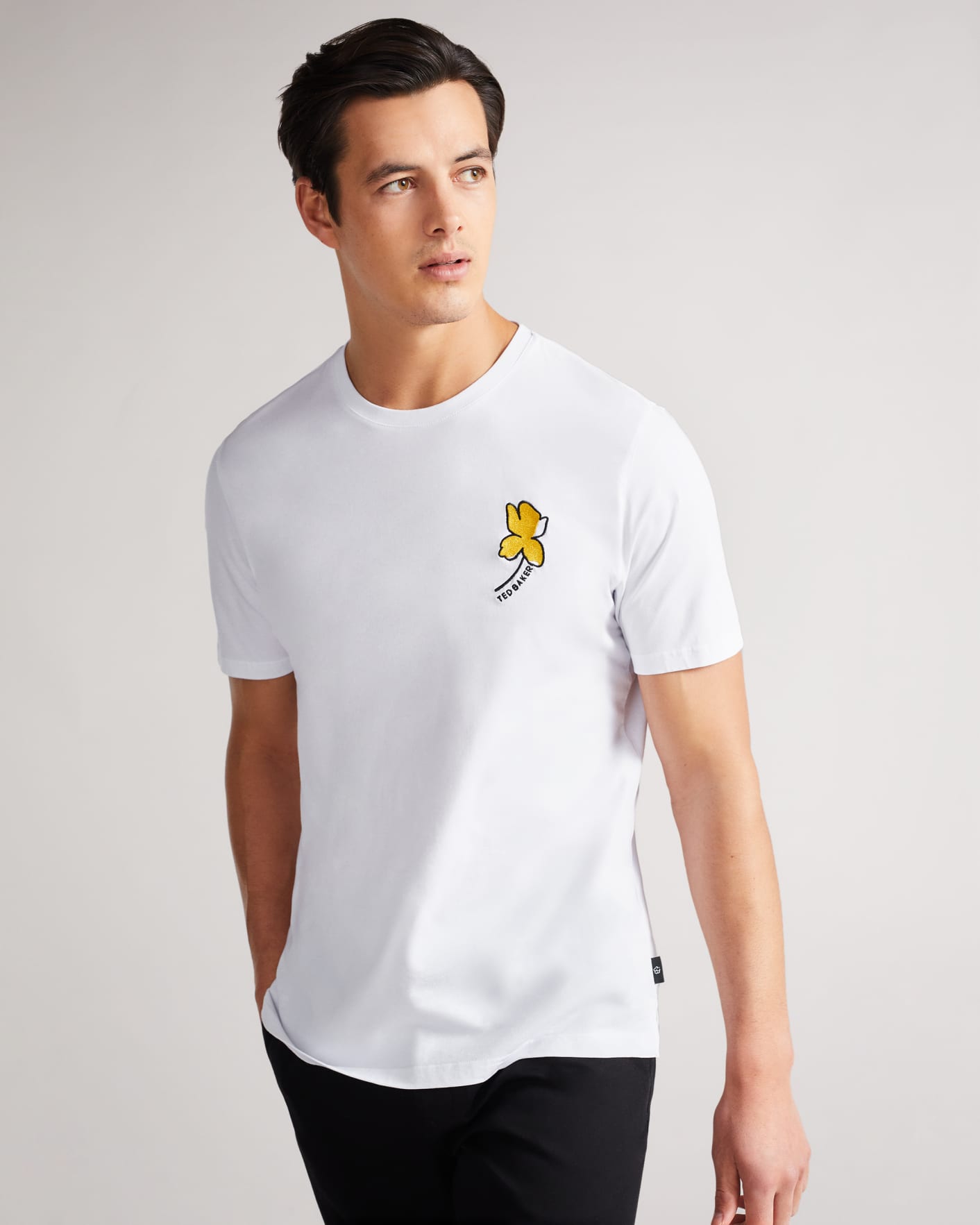 tedbaker.com | Short Sleeve Embroidered Graphic T Shirt