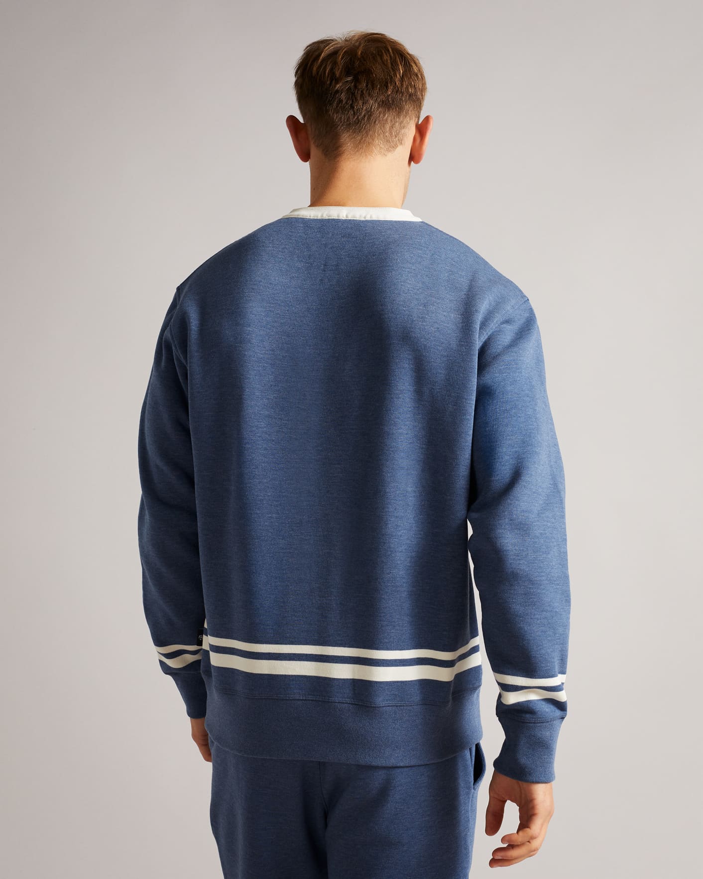 Blue LS Henley sweatshirt Ted Baker