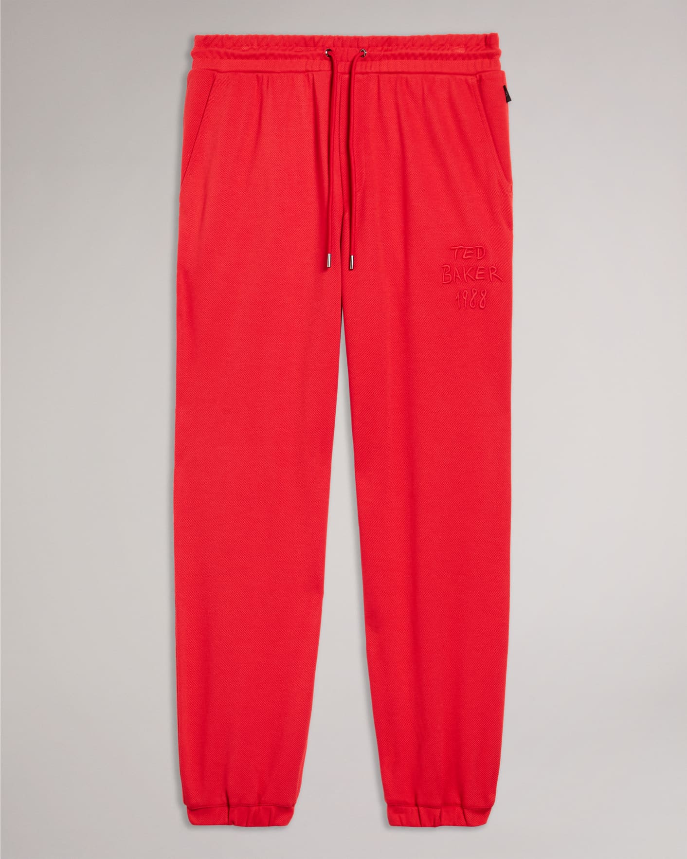 Bright Red Branded Jersey Jogger Ted Baker