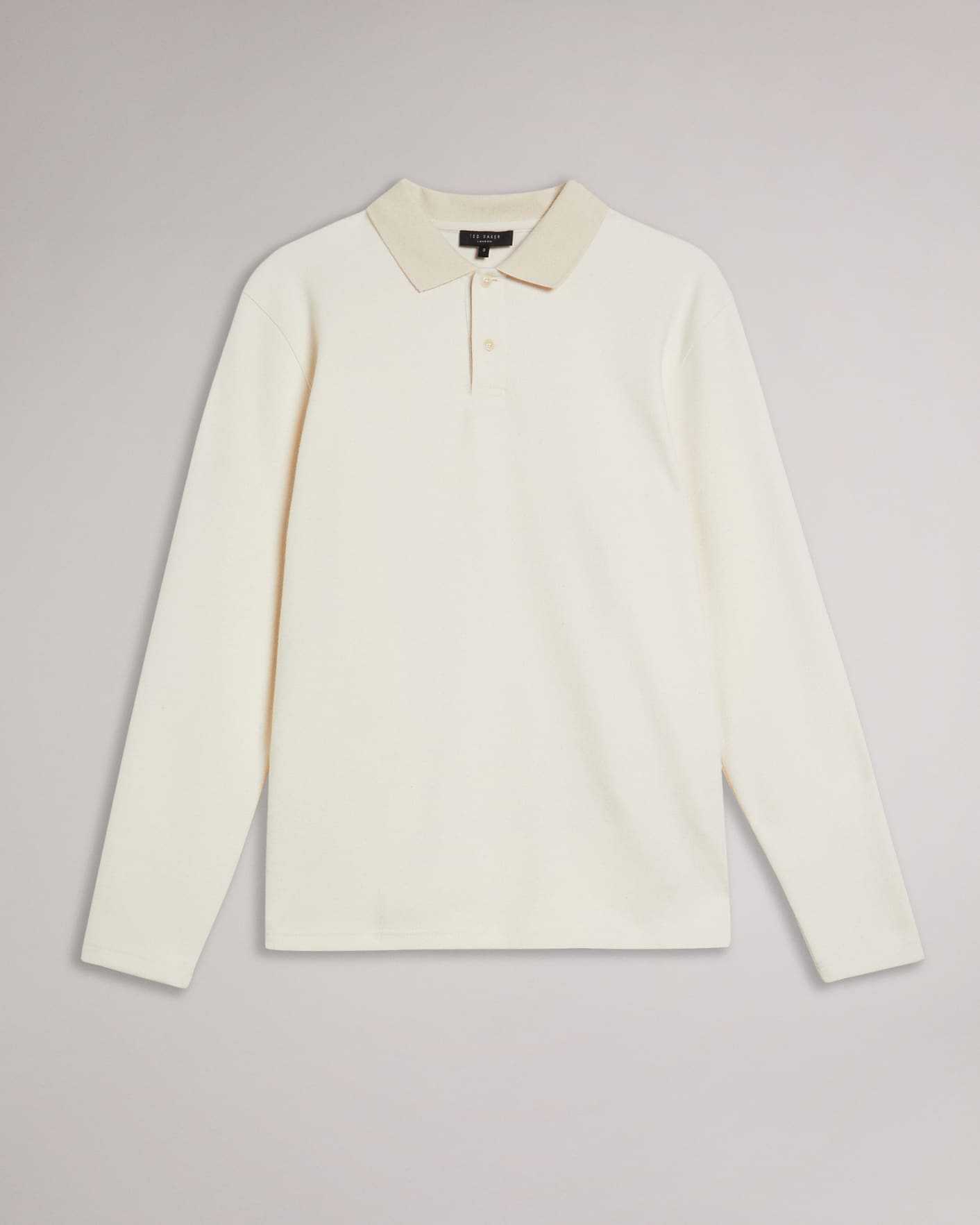 Natural Twill jersey polo shirt Ted Baker