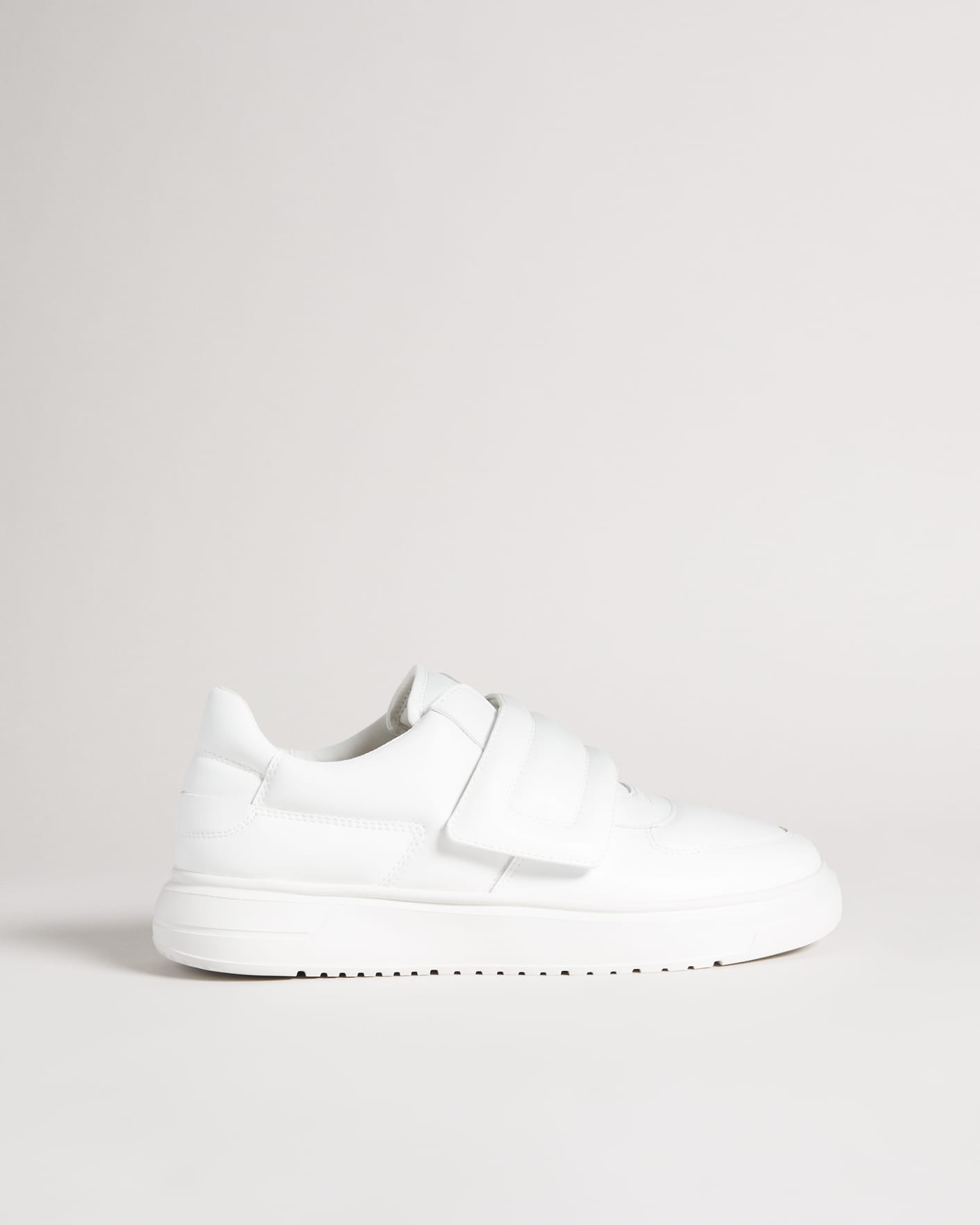 White Inflated Velcro Cupsole Trainers Ted Baker