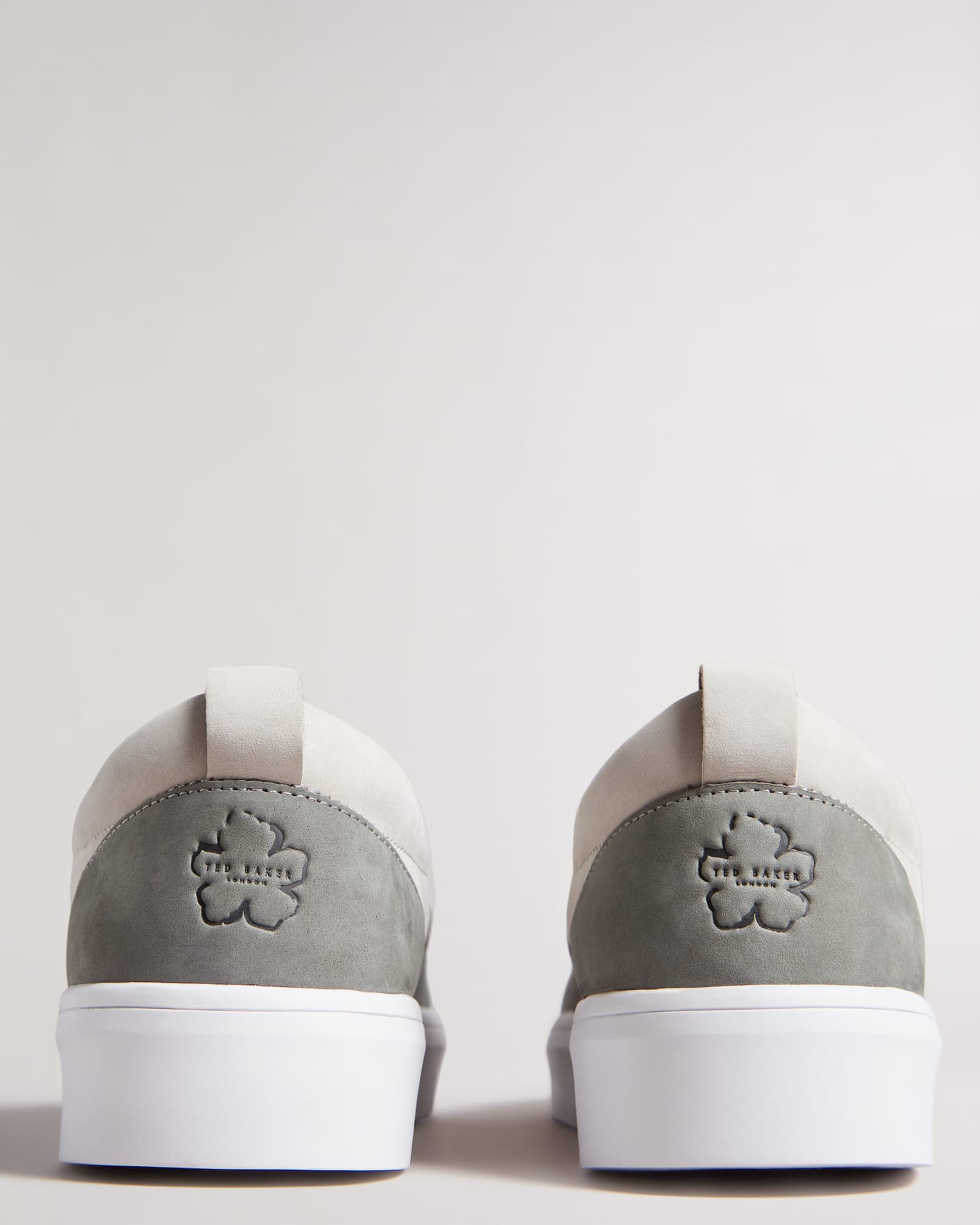 Grey Nubuck Casual Trainers Ted Baker