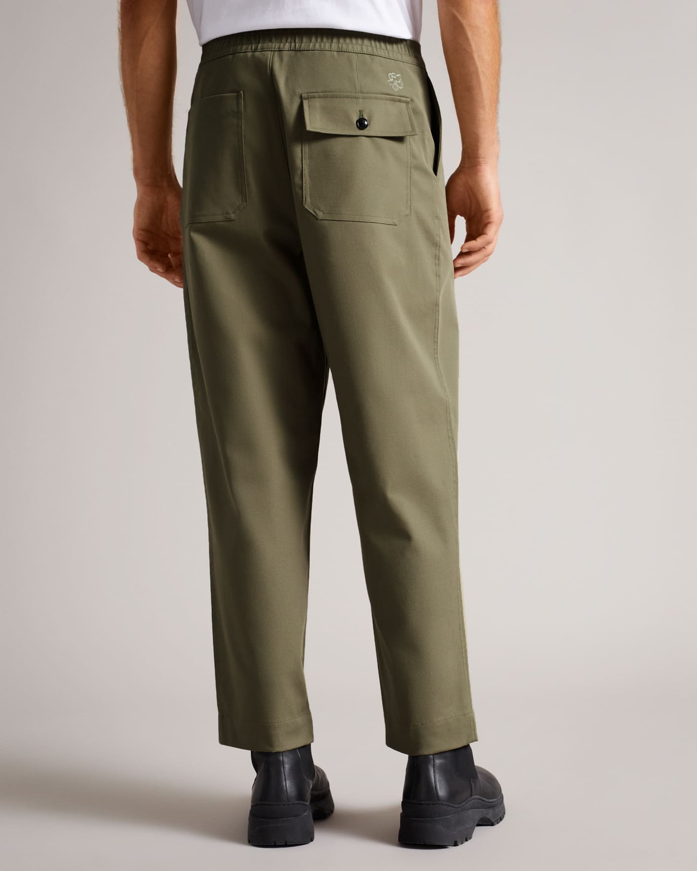 Pale Green Talbot Fit Heavy Twill Trs Ted Baker