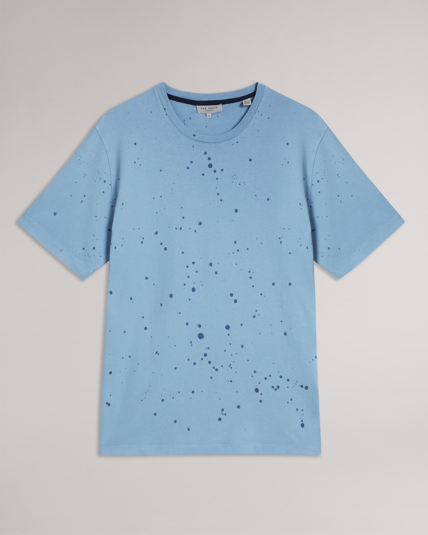 Blue Spray Dyed T-Shirt Ted Baker
