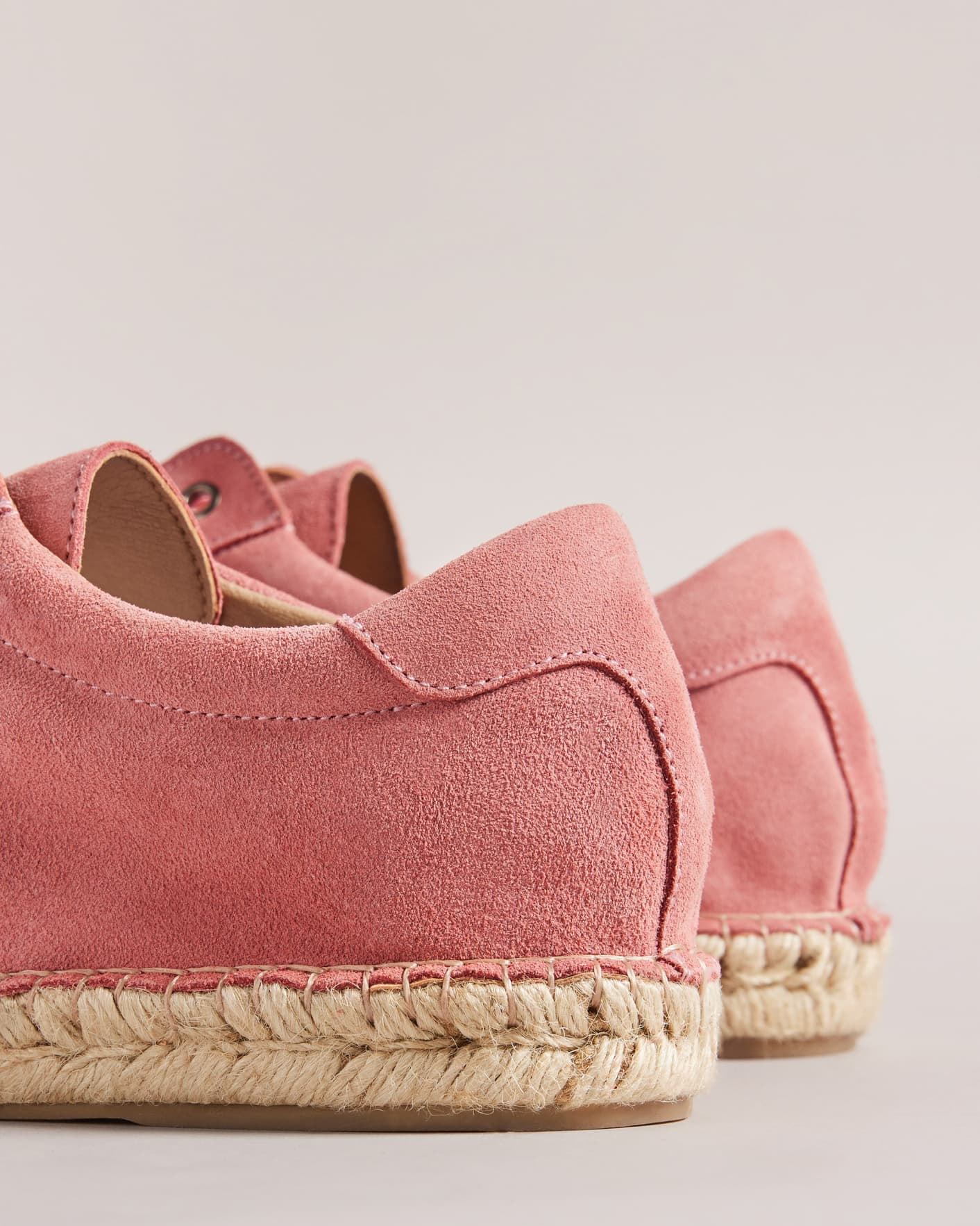 Medium Pink Espadrille Trainers Ted Baker