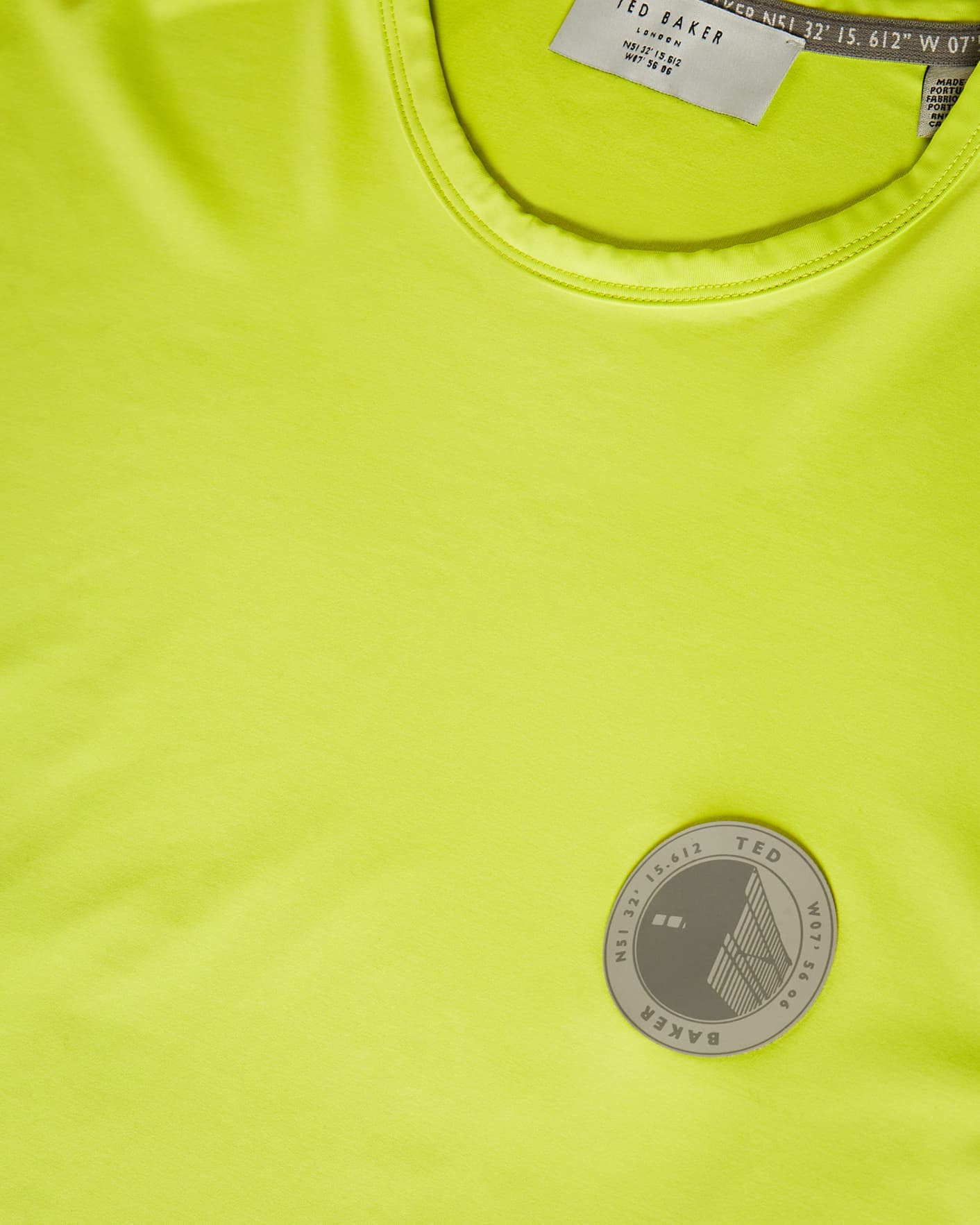 Lime Short Sleeve Active Quick Dry T Shirt Ted Baker