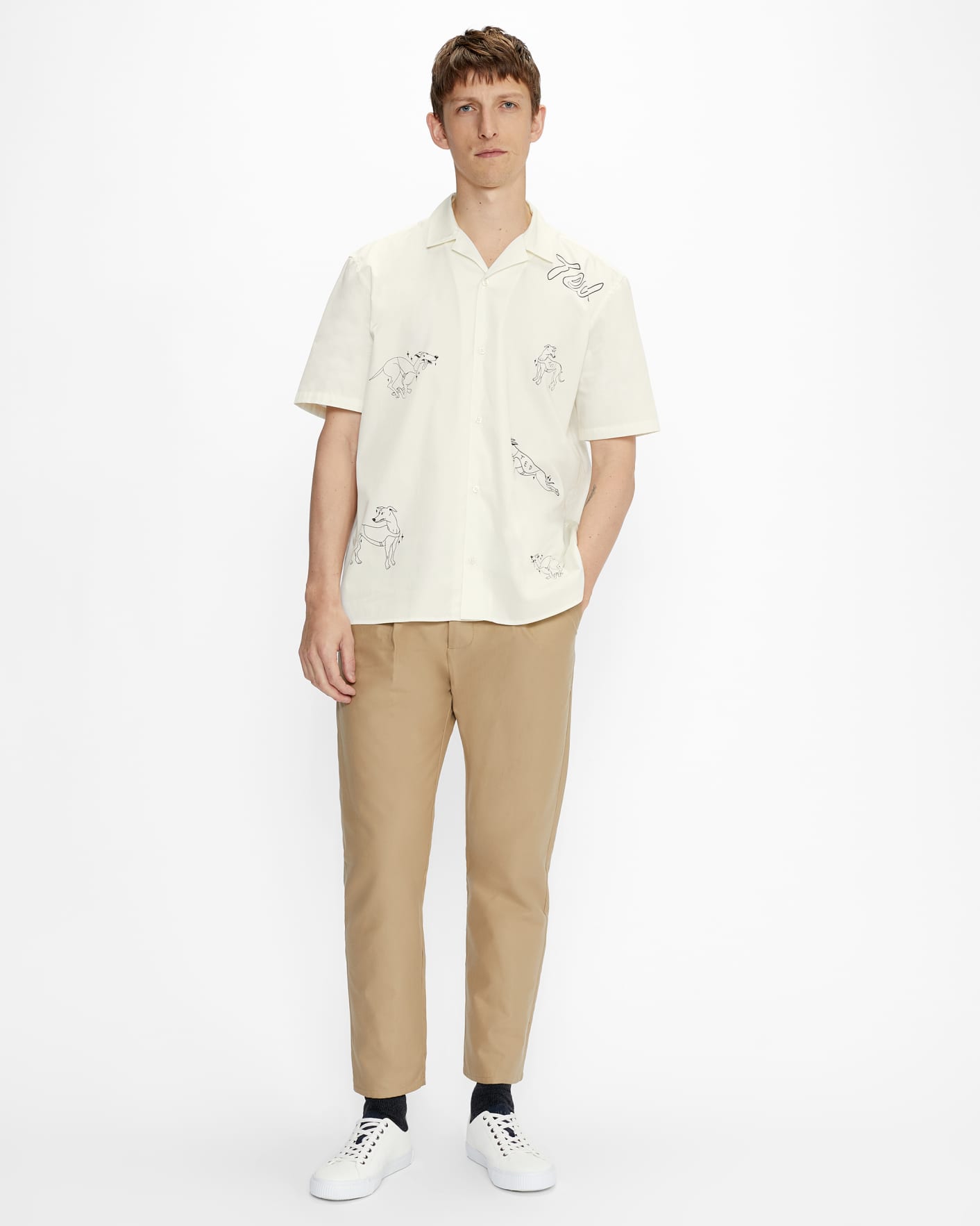 Ted Baker Hutspa Microdot L/s Shirt