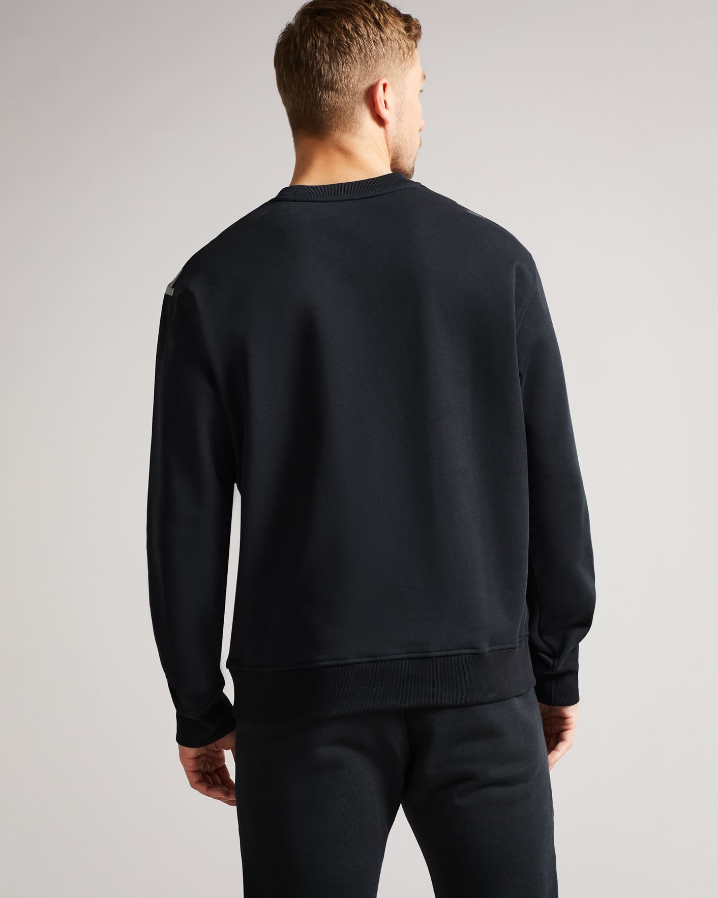 Black Long Sleeve Active Jersey Sweatshirt Ted Baker