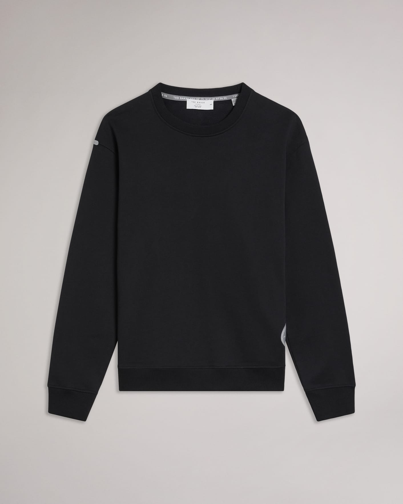 Black Long Sleeve Active Jersey Sweatshirt Ted Baker
