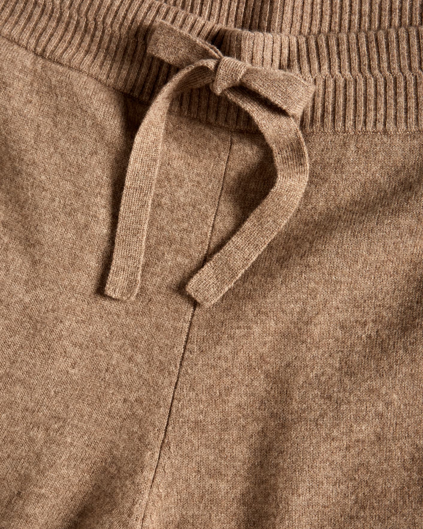 Brown Cashmere Knitted Jogger Ted Baker