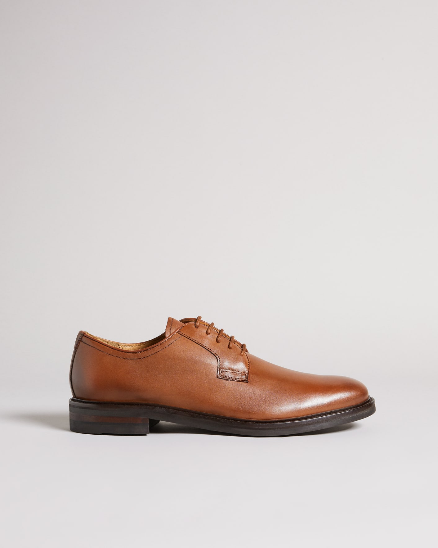 Tan Leather Lace-Up Derby Ted Baker