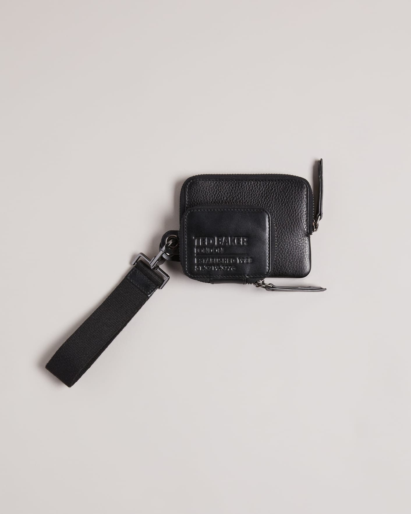 Black Leather Multi Pouch Ted Baker