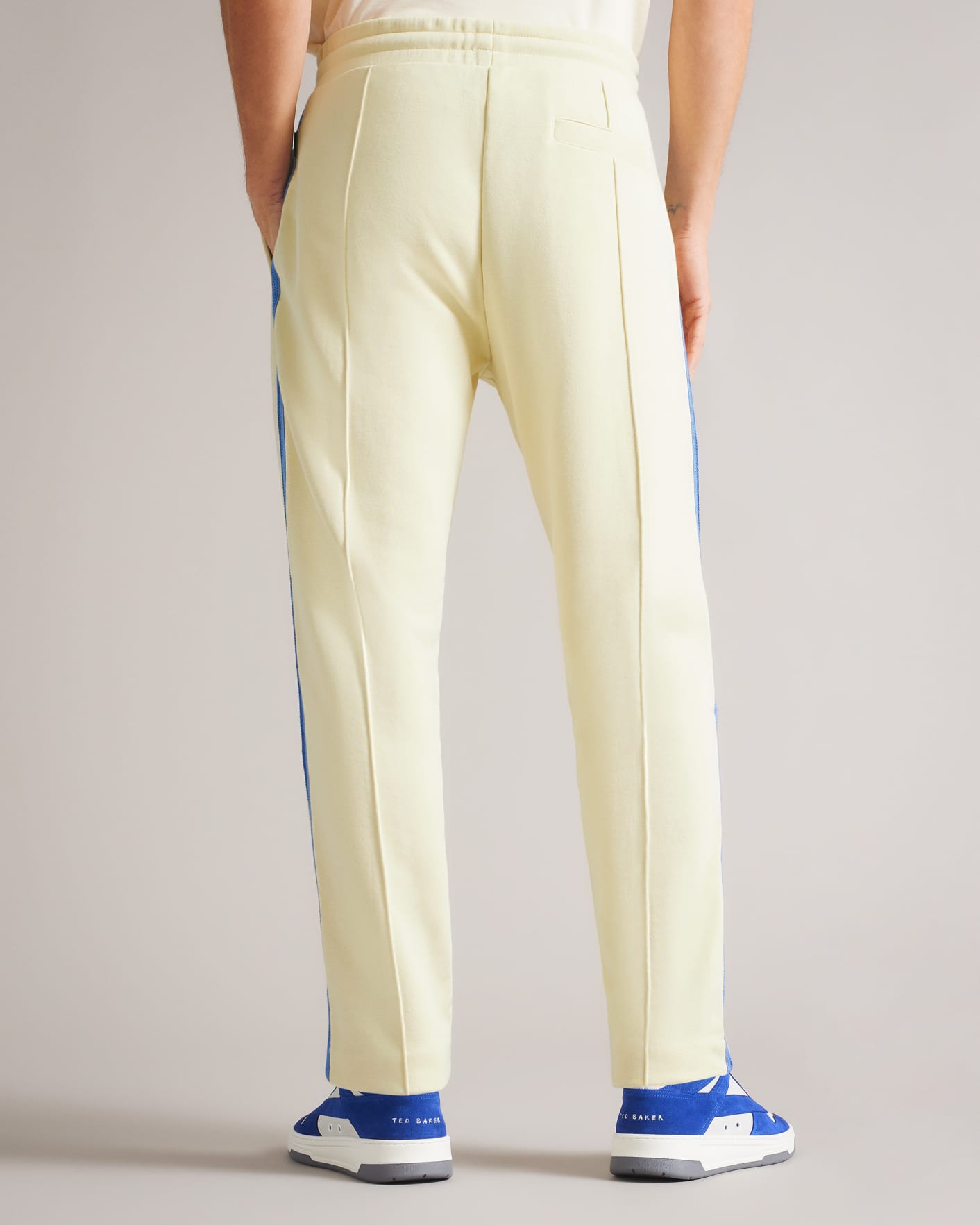 Ecru Jersey Jogger With Stripe Detail Ted Baker