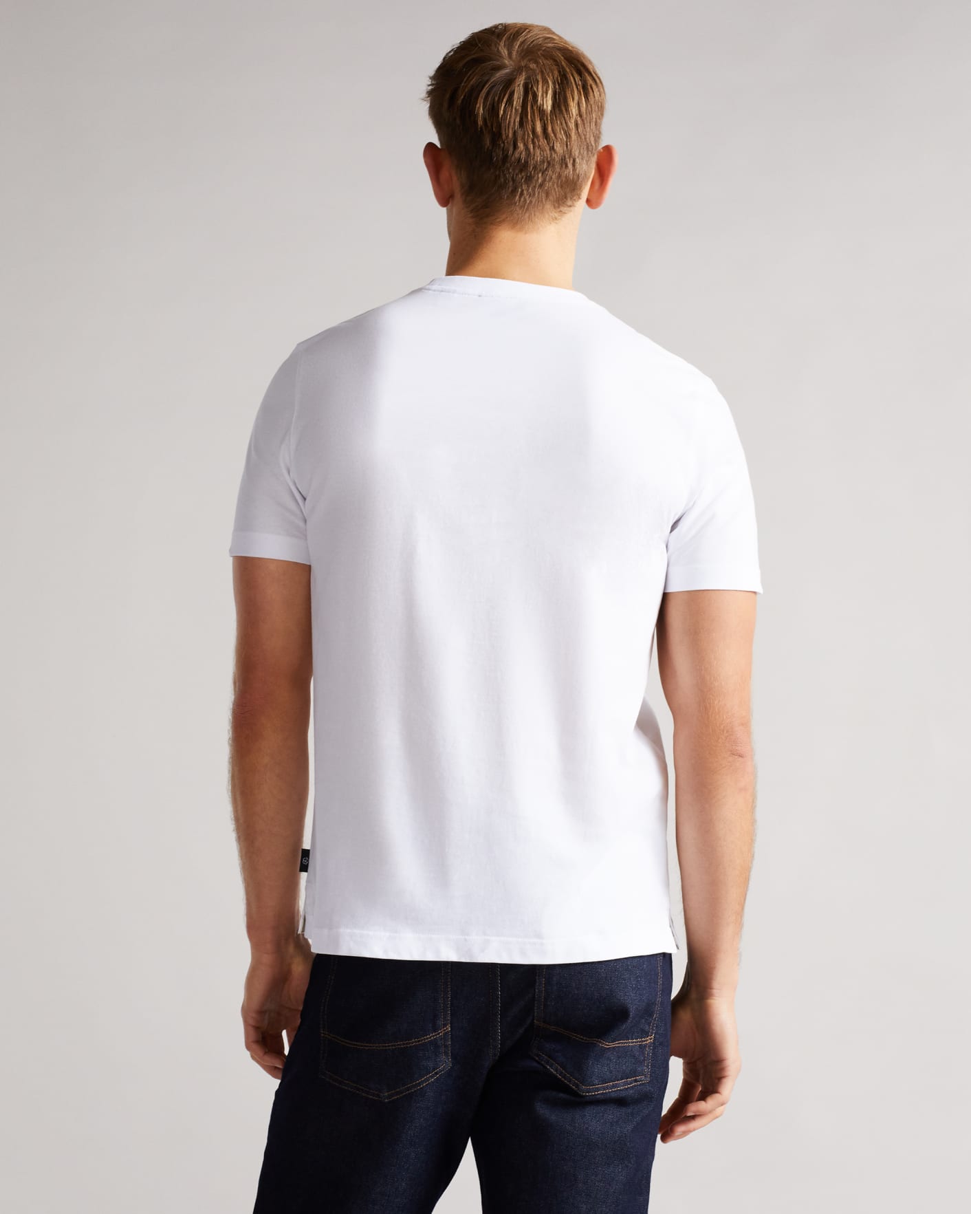 White Short Sleeve Car Graphic Printed T Shirt Ted Baker