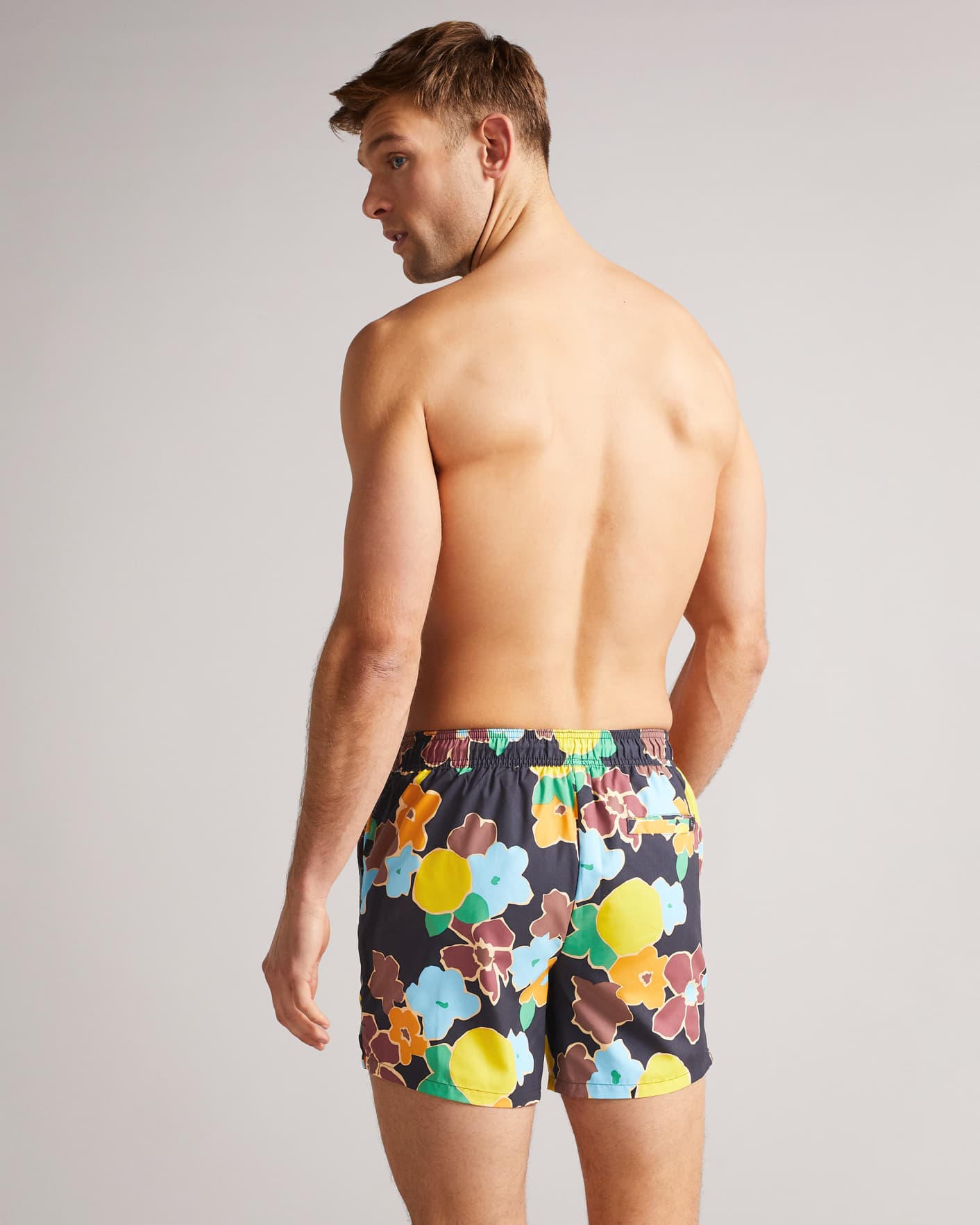 Multicoloured Large Floral Swim Shorts Ted Baker