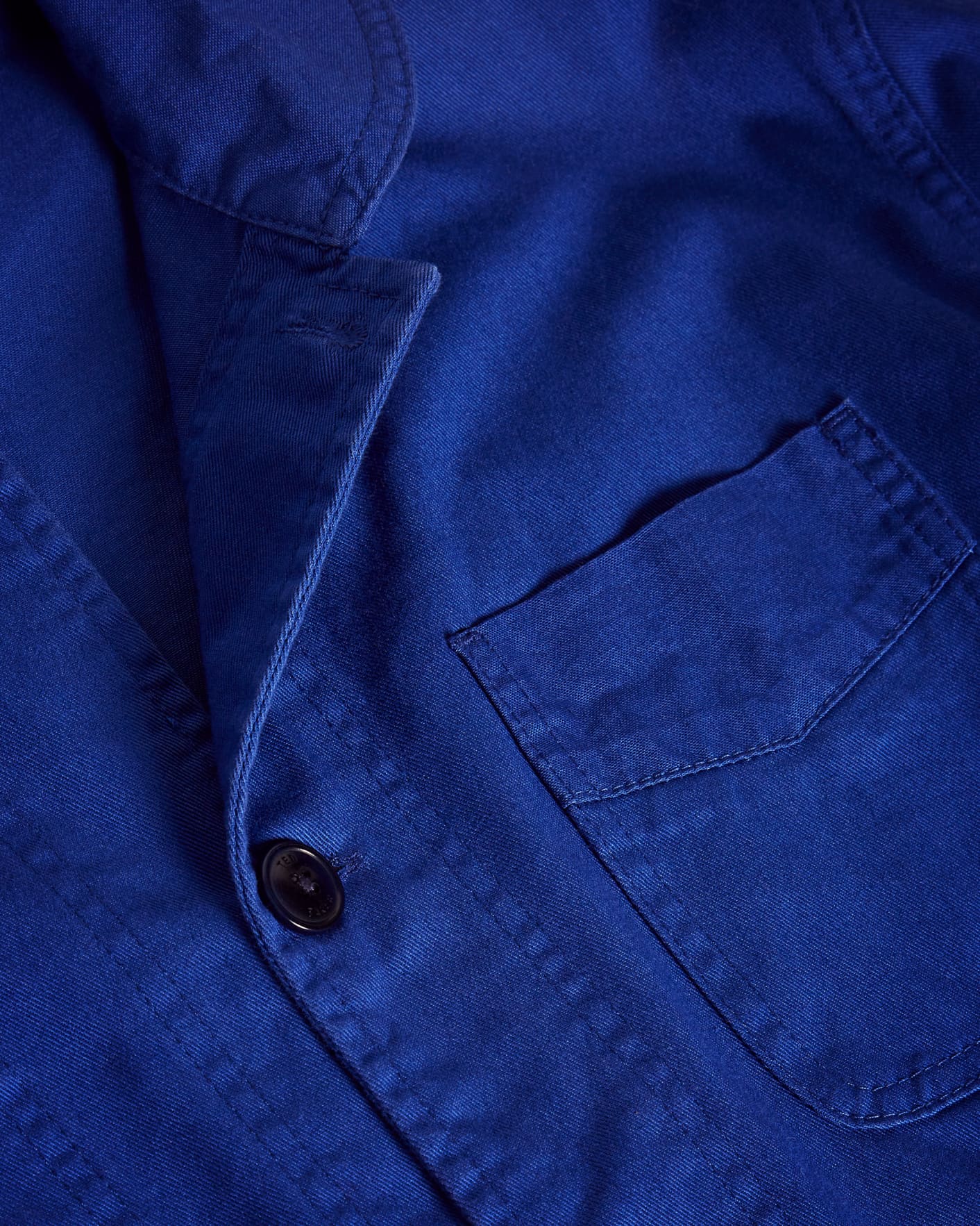 Bright Blue Texture Block Jacket Ted Baker