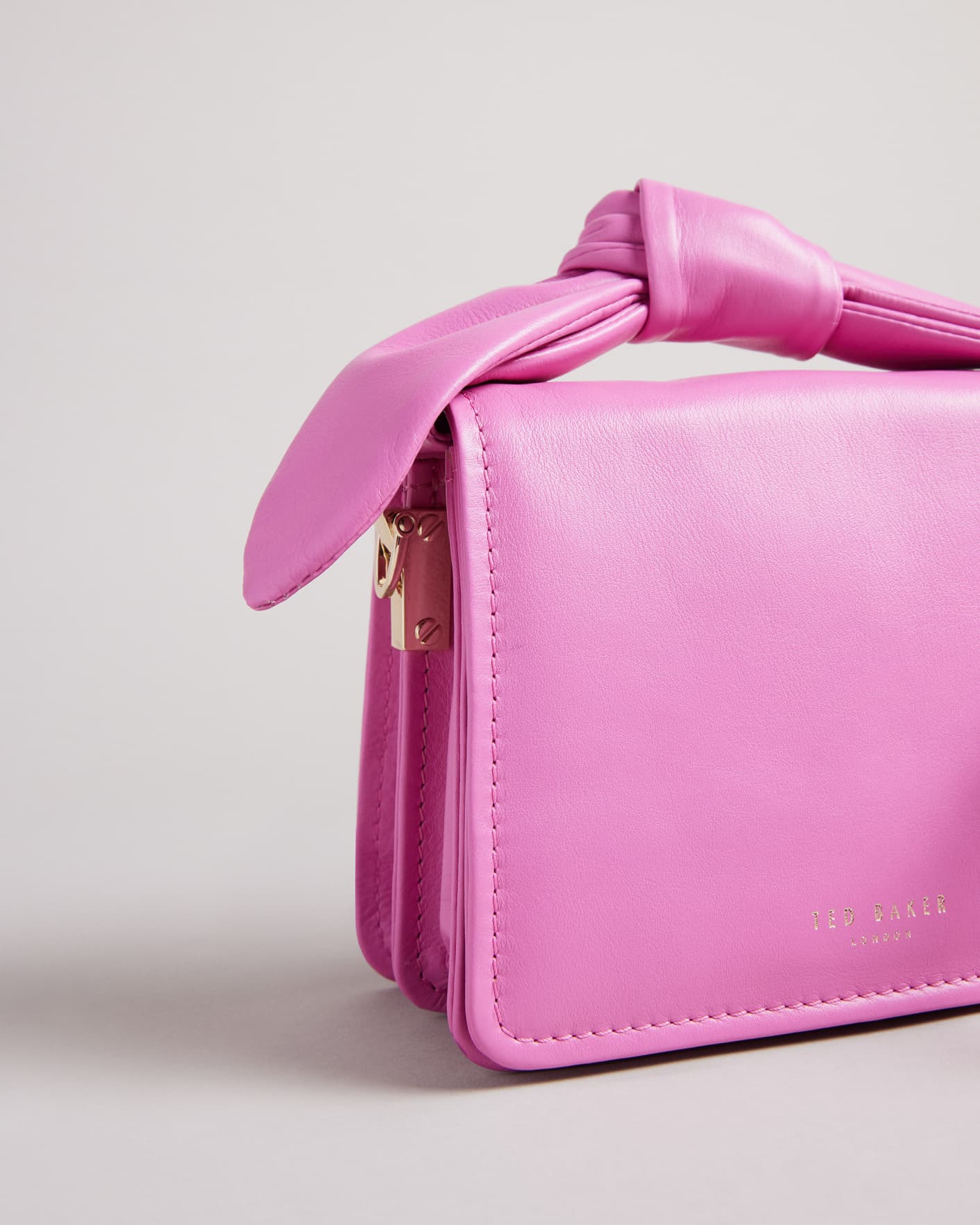 Pink Soft Knot Bow Mini Cross Body Bag Ted Baker