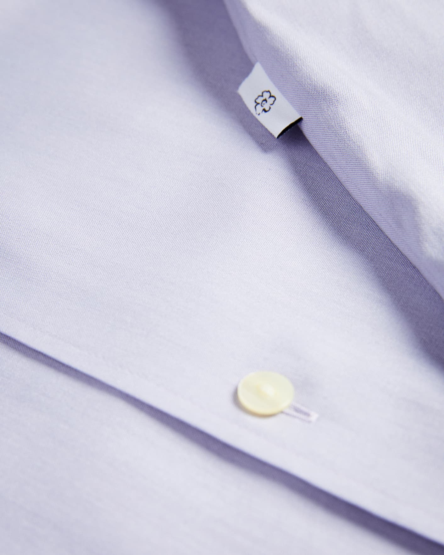 Light Purple Short Sleeve Silk Blend Shirt Ted Baker