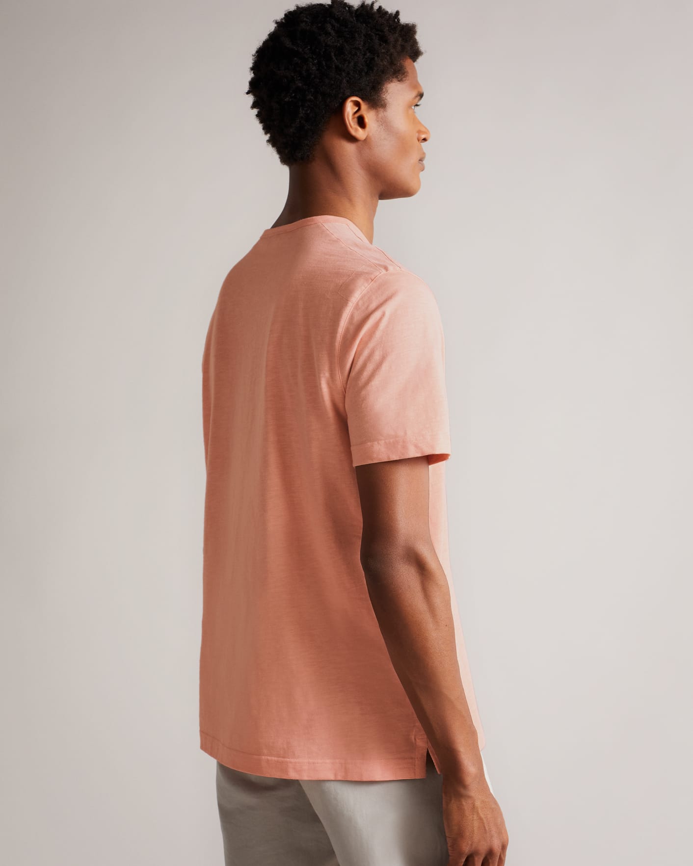 Light Pink Short Sleeve T Shirt Ted Baker