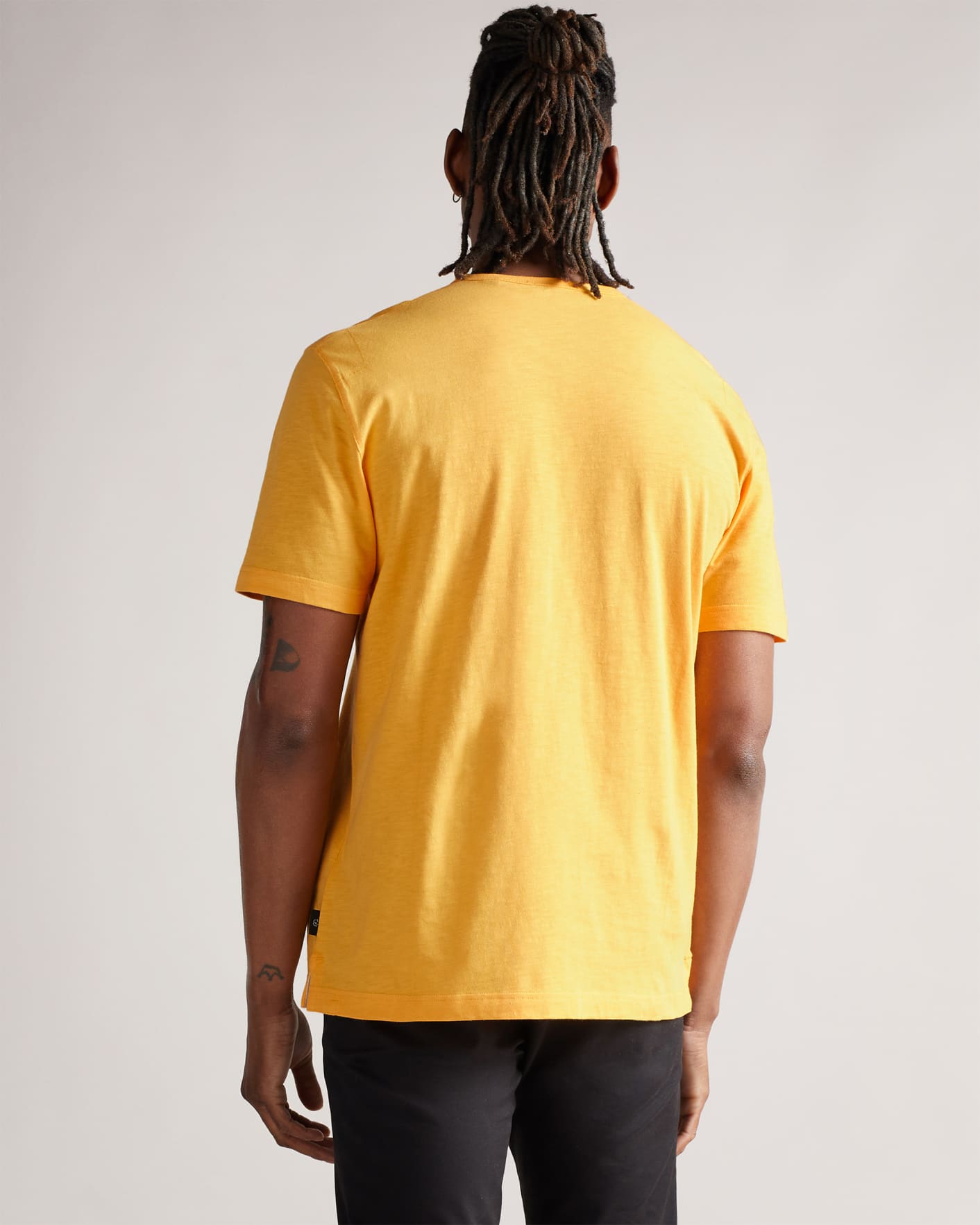 Medium Yellow Short Sleeve T Shirt Ted Baker