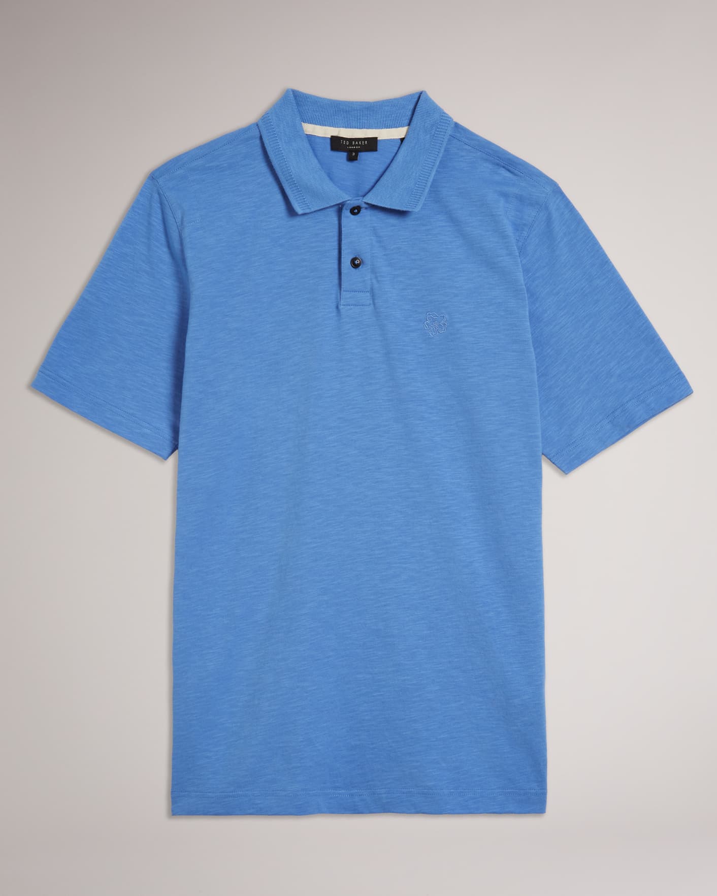 Blue Short Sleeve Polo Shirt Ted Baker