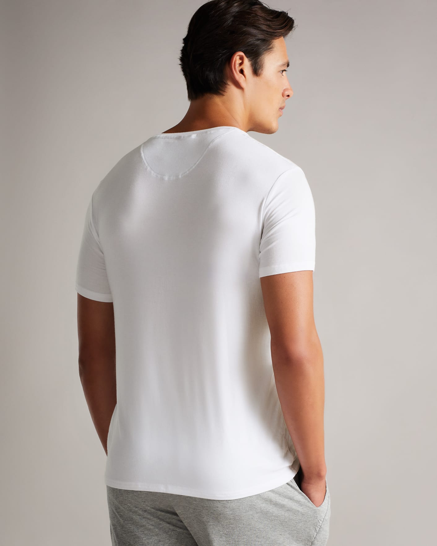Blanco RTBP217T8WH1 Solid Modal Tee Ted Baker