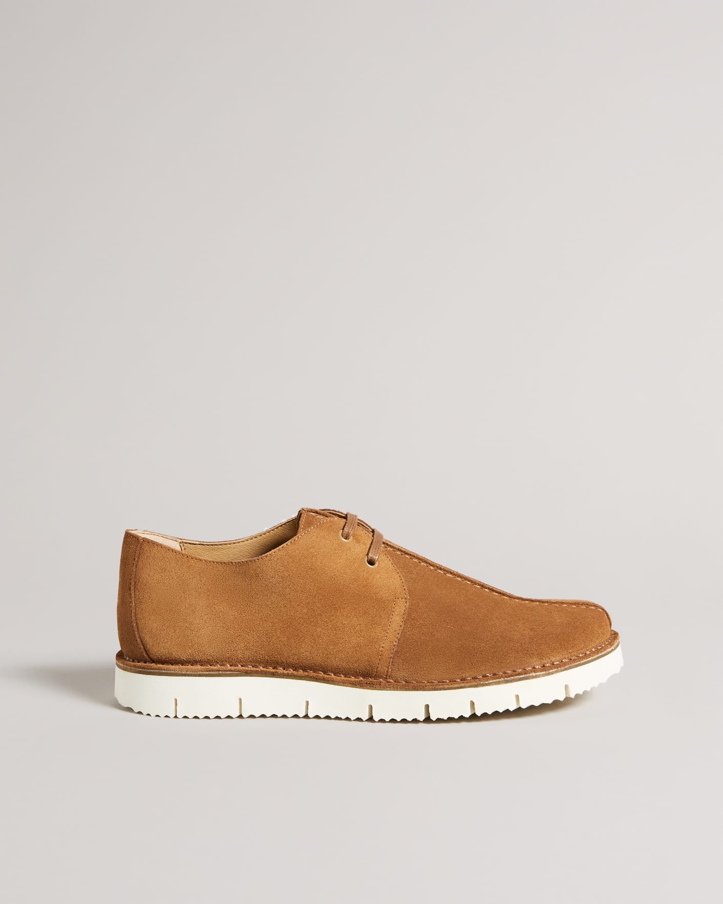Brown Suede Lace Up Shoes Ted Baker