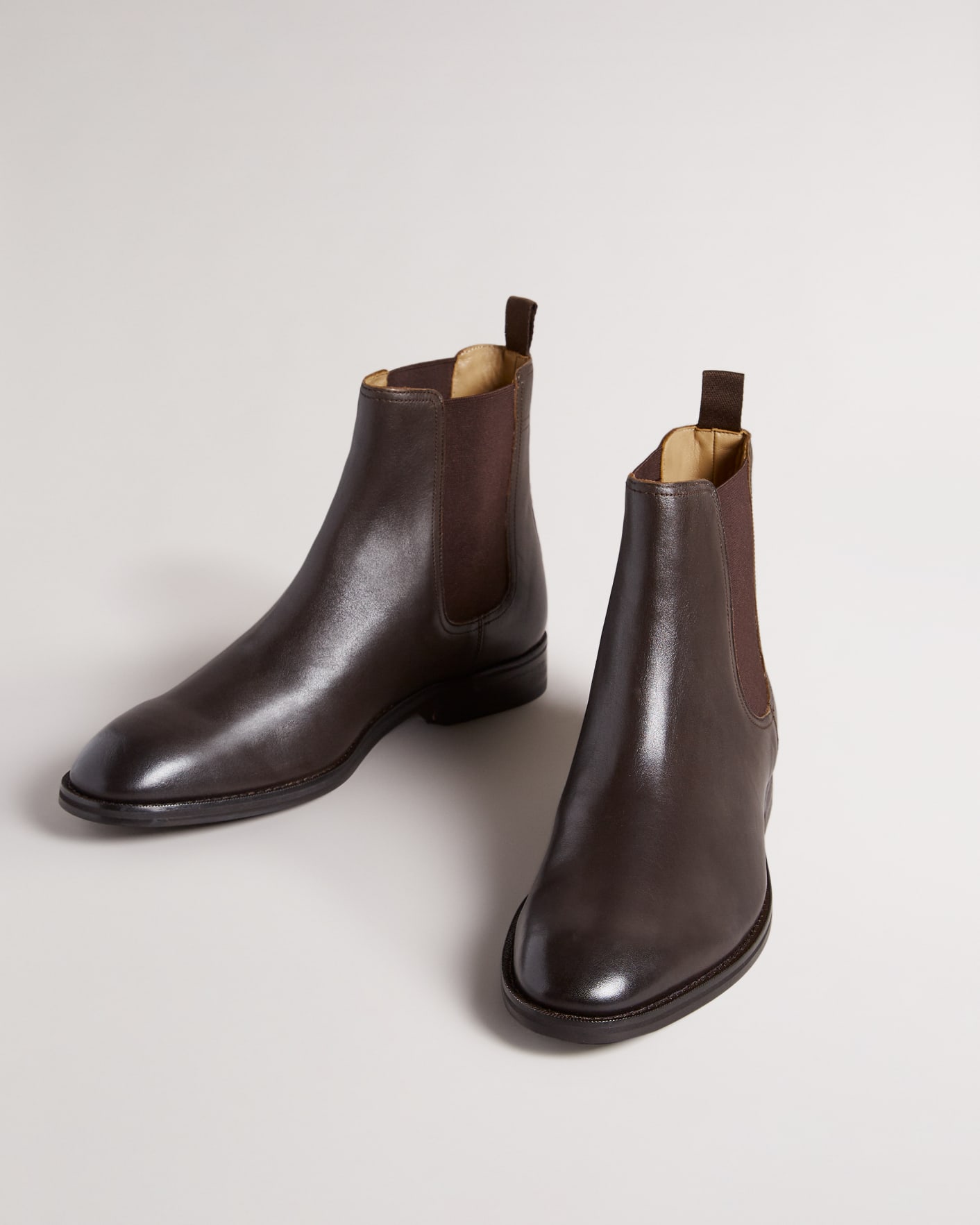 Brown Leather Chelsea Boots Ted Baker