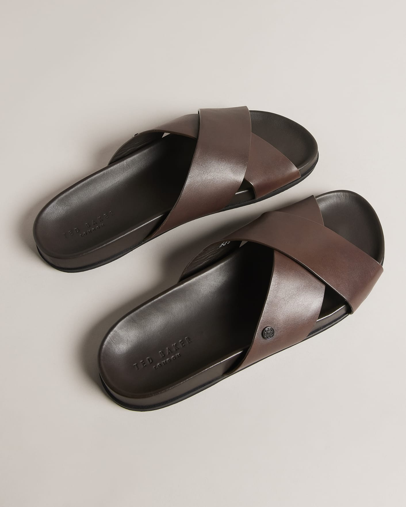 Brown Leather Sandals Ted Baker