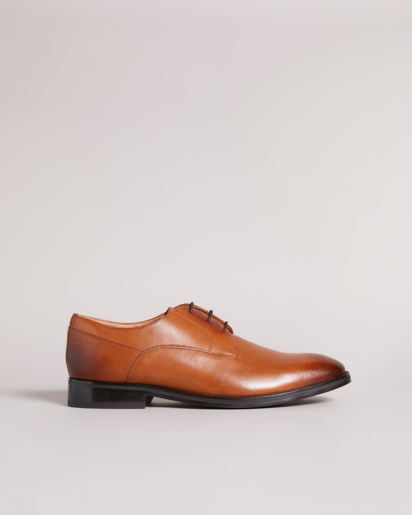 Tan Formal Leather Derby Shoes Ted Baker