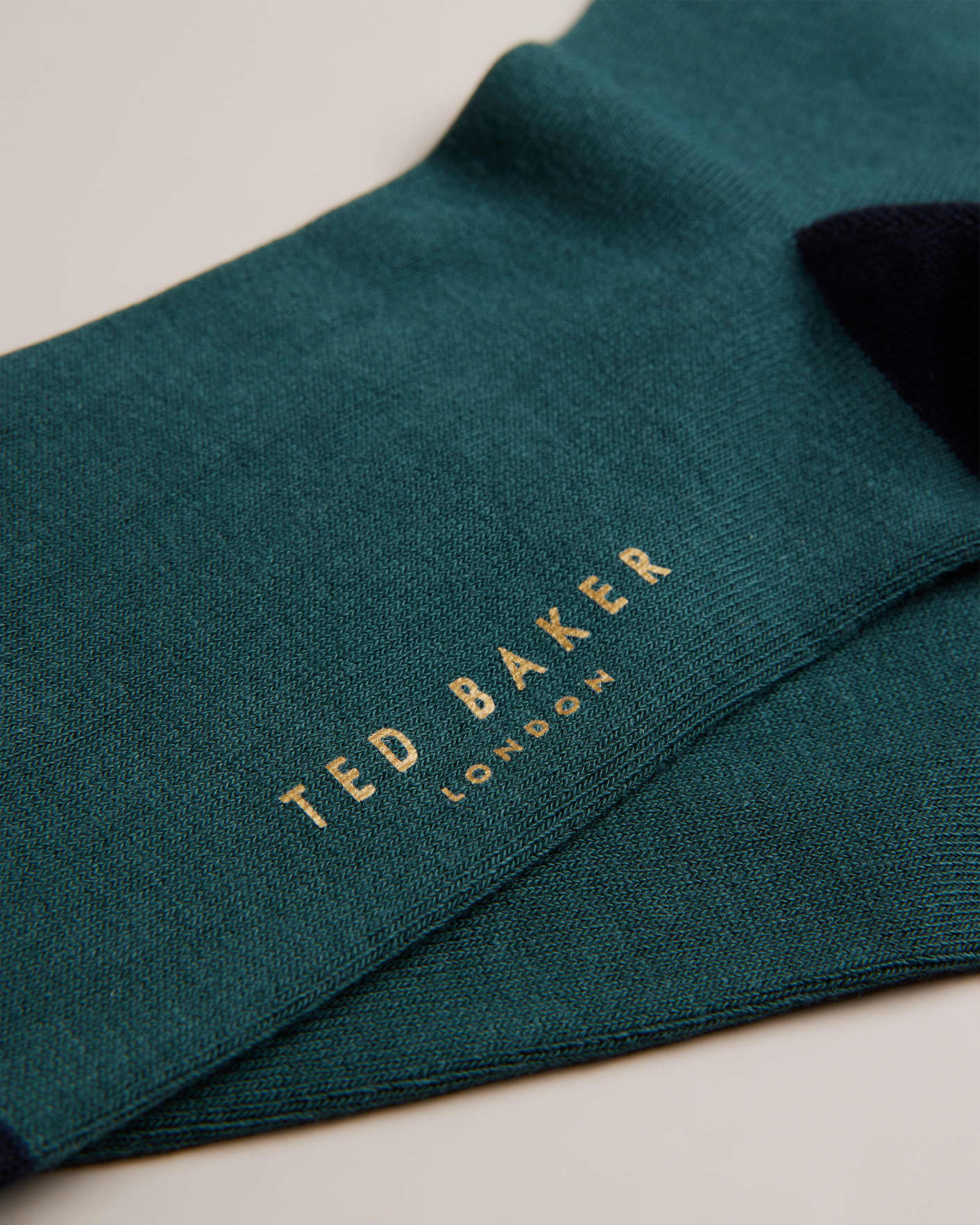 Dark Green Plain Sock Ted Baker