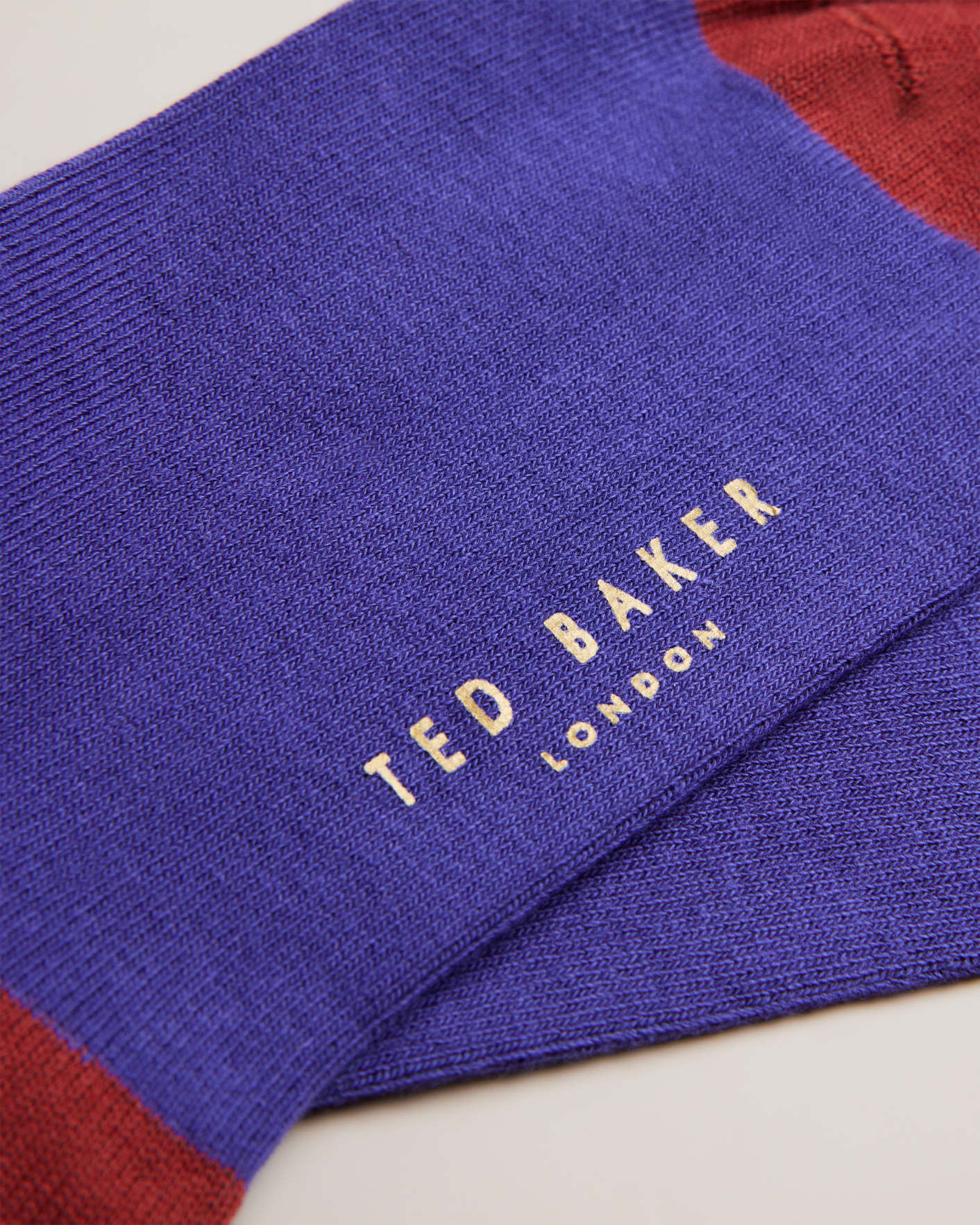 MID-BLUE Plain Sock Ted Baker