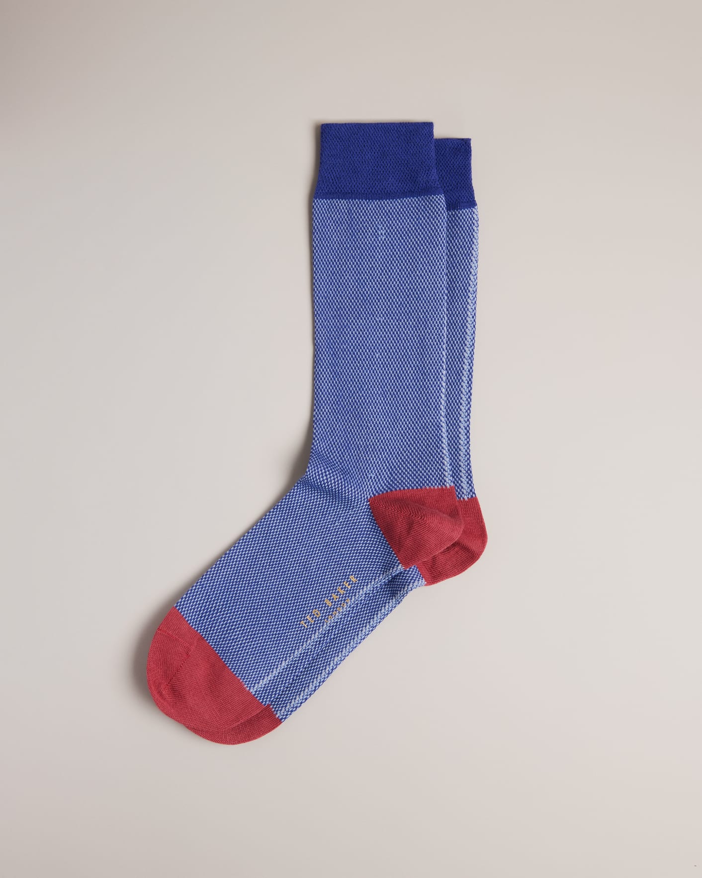 BLUE Semi Plain Socks Ted Baker