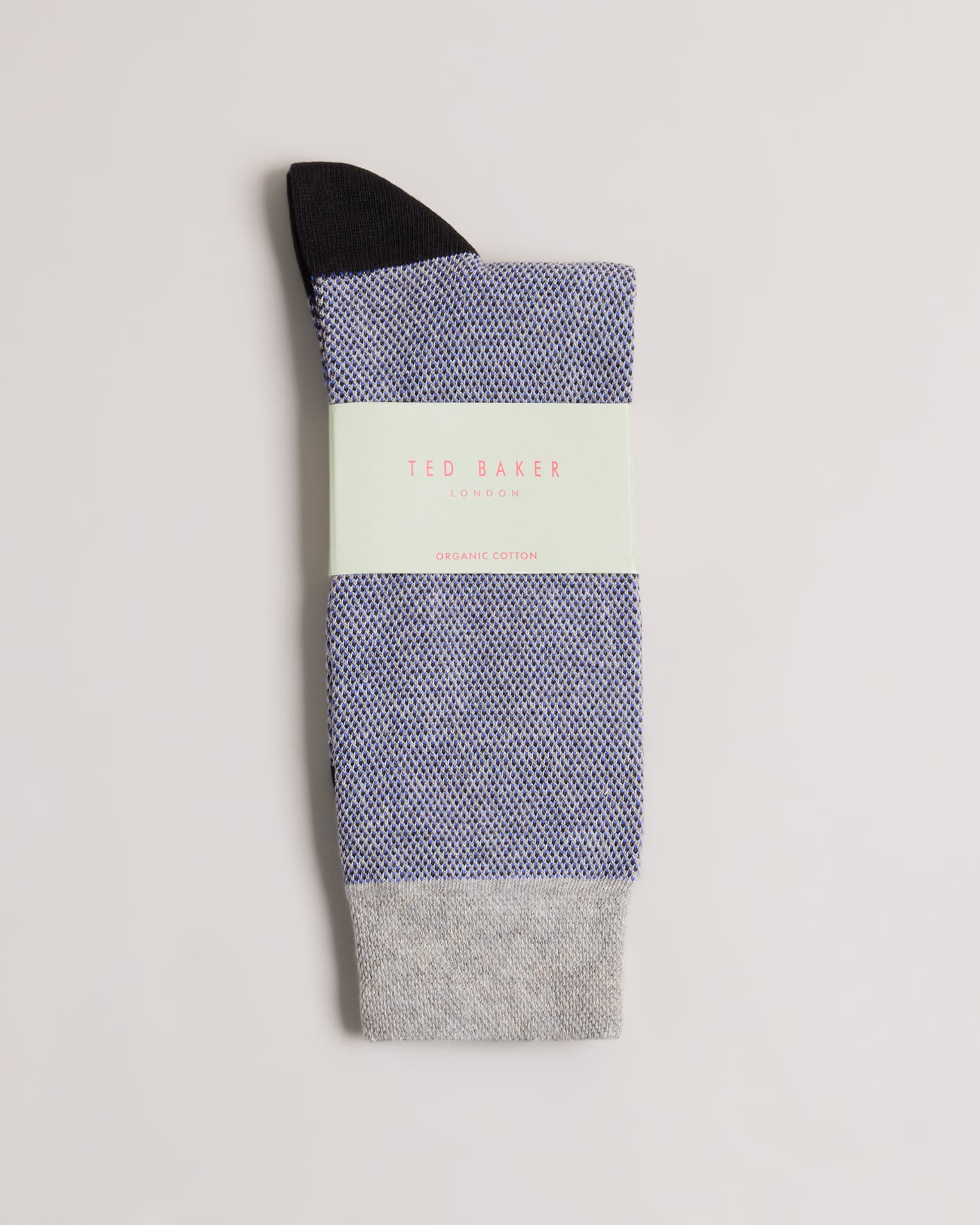 Gray Semi Plain Socks Ted Baker