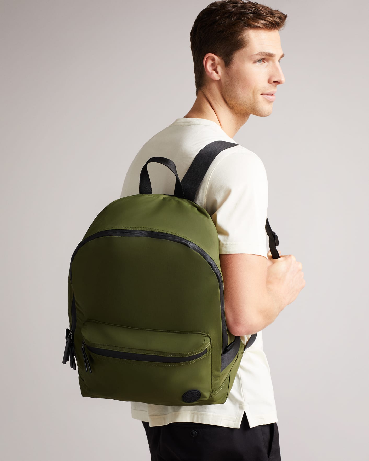Green Foldaway Backpack Ted Baker