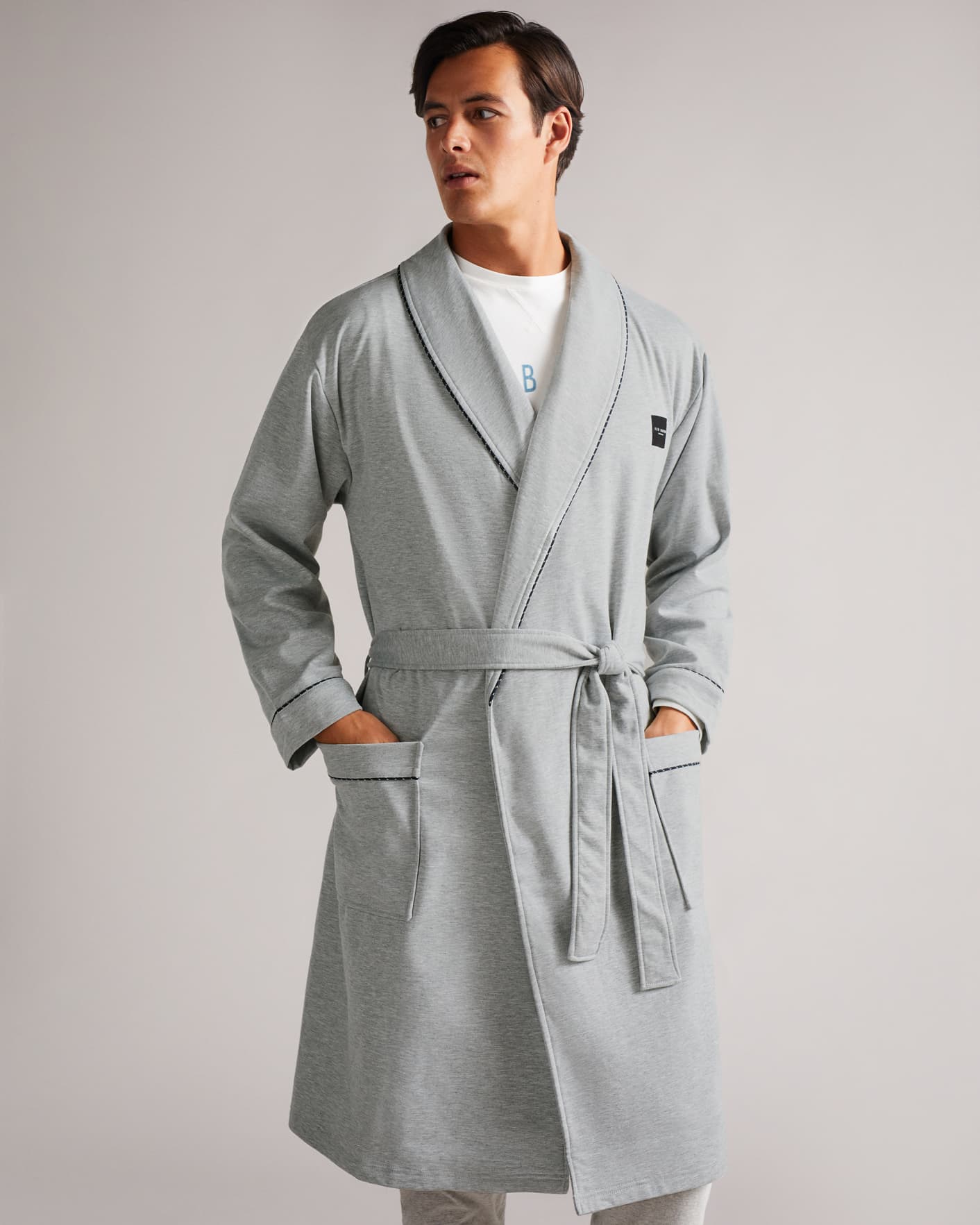 Grey RTBP428T8GY1 Brushed Ponte Robe Ted Baker