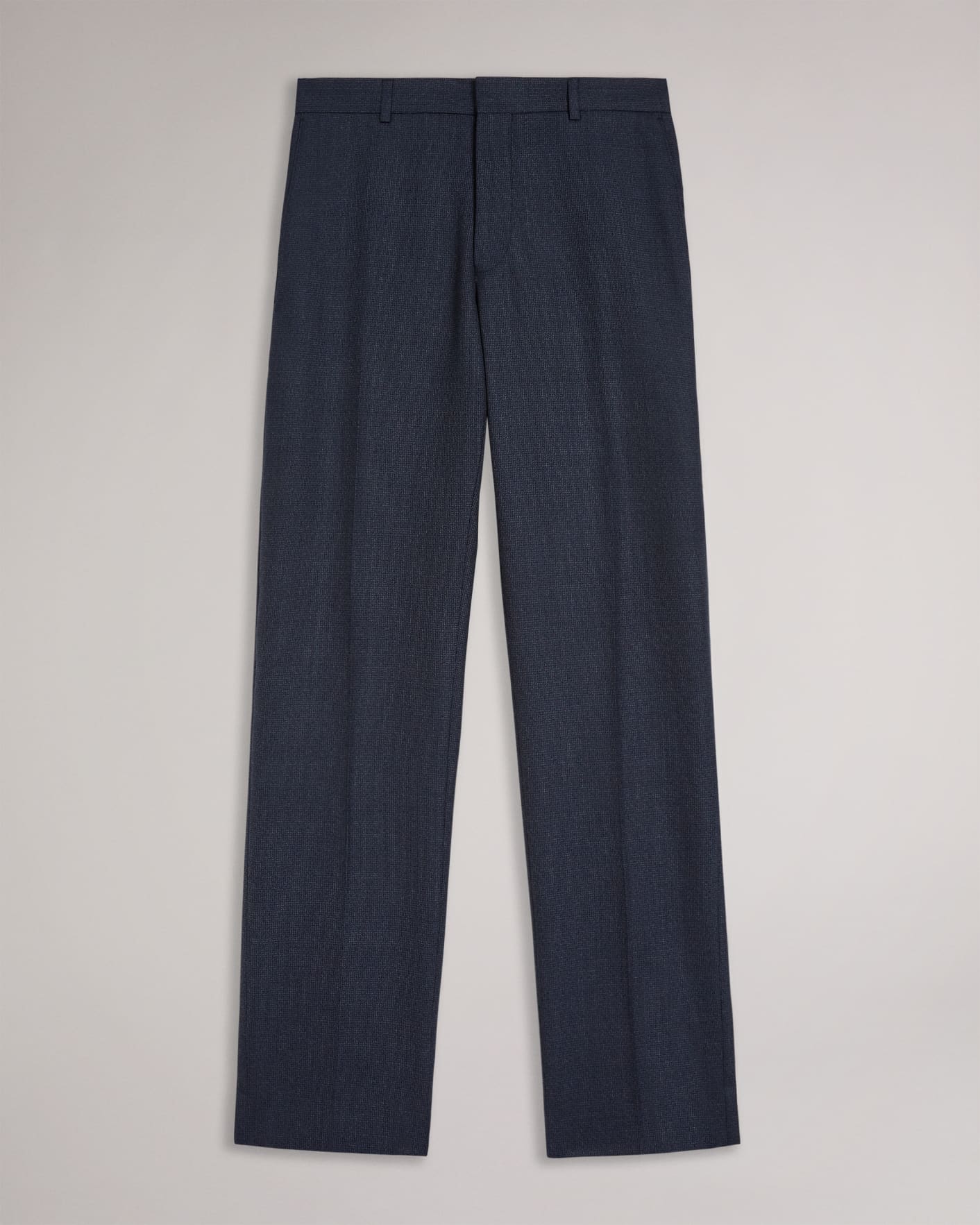 Navy Navy Scratch Slim Fit Suit Trousers Ted Baker