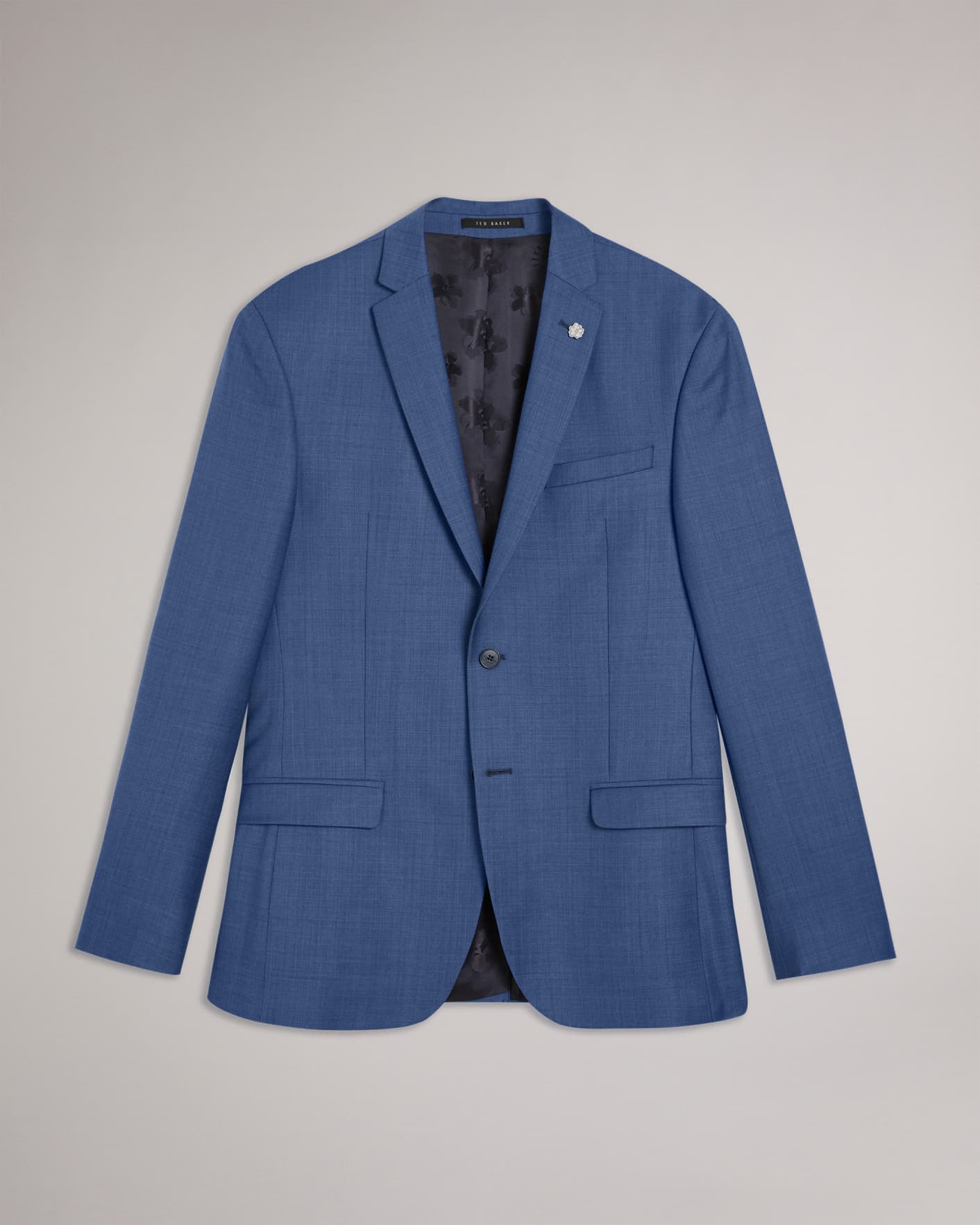 Light Blue Slim Light Blue Suit Jacket Ted Baker
