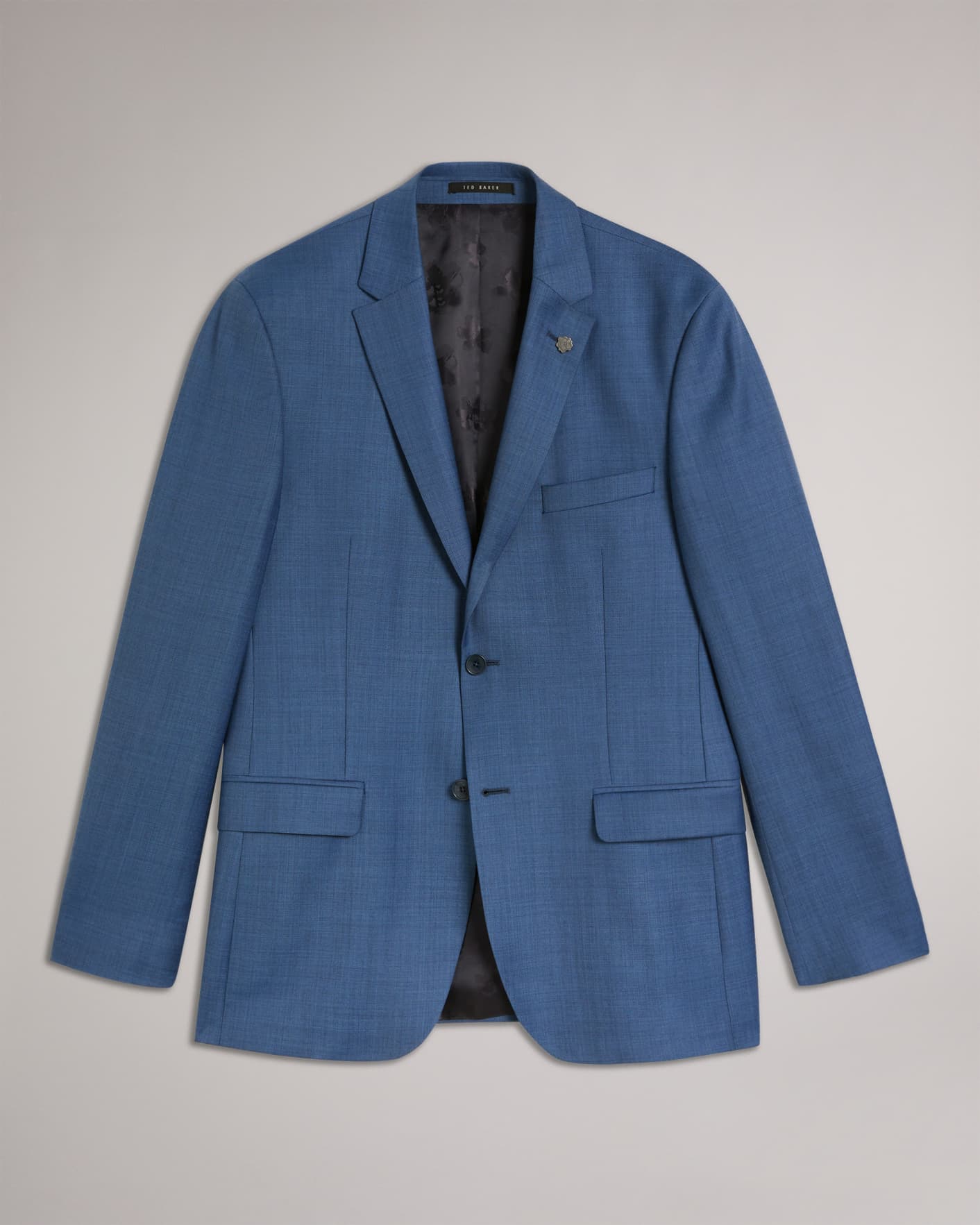 Light Blue Regular Light Blue Suit Jacket Ted Baker