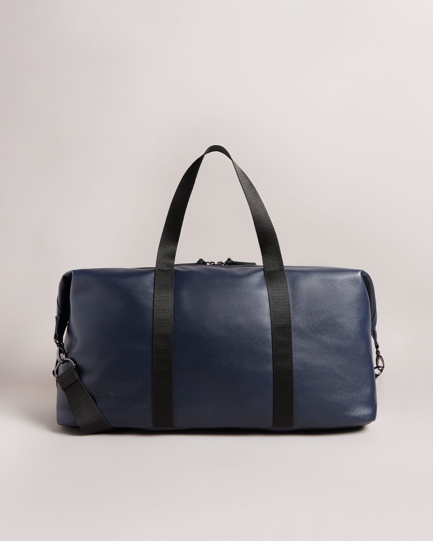 Navy Branded PU Holdall Ted Baker
