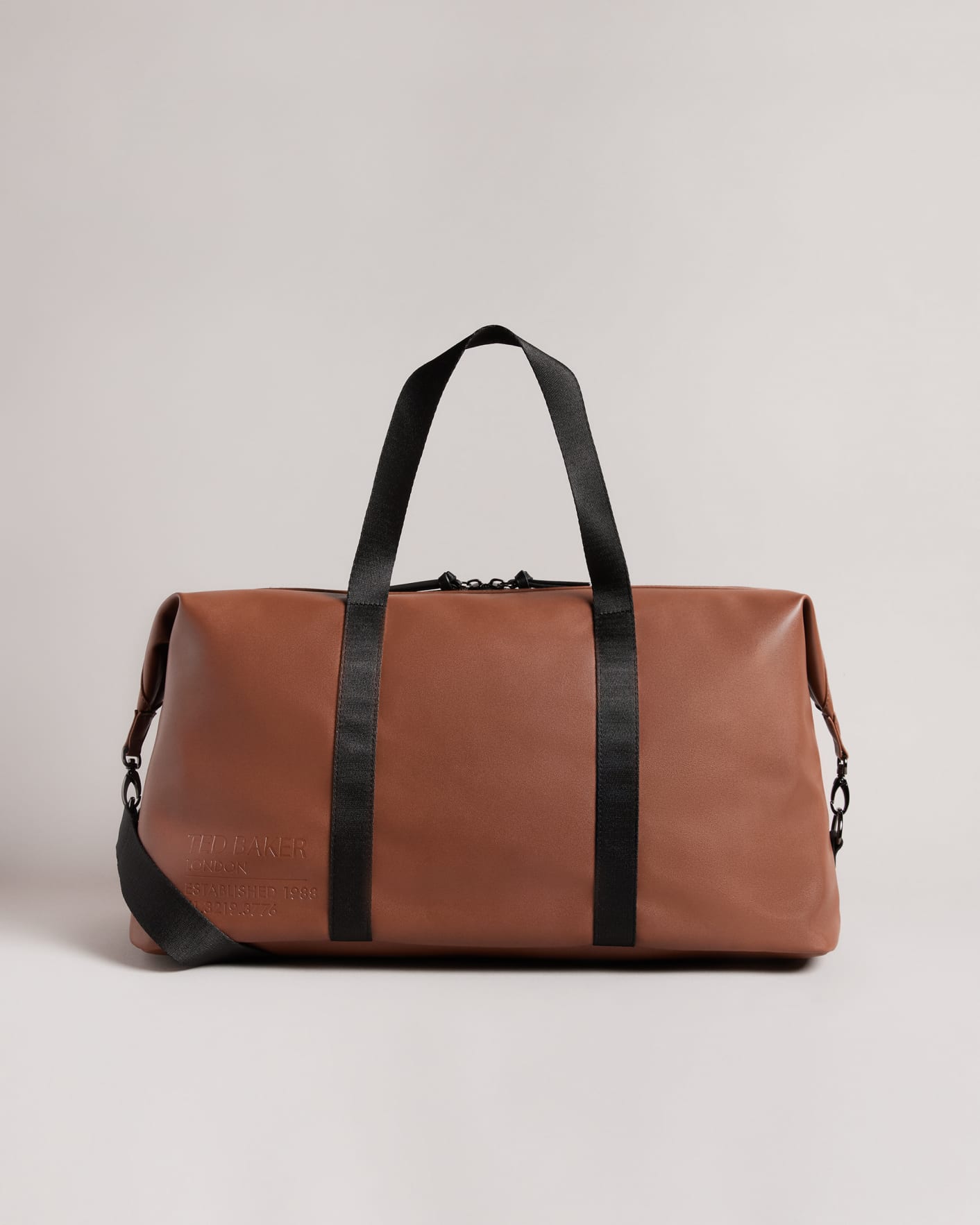 Tan Branded PU Holdall Ted Baker