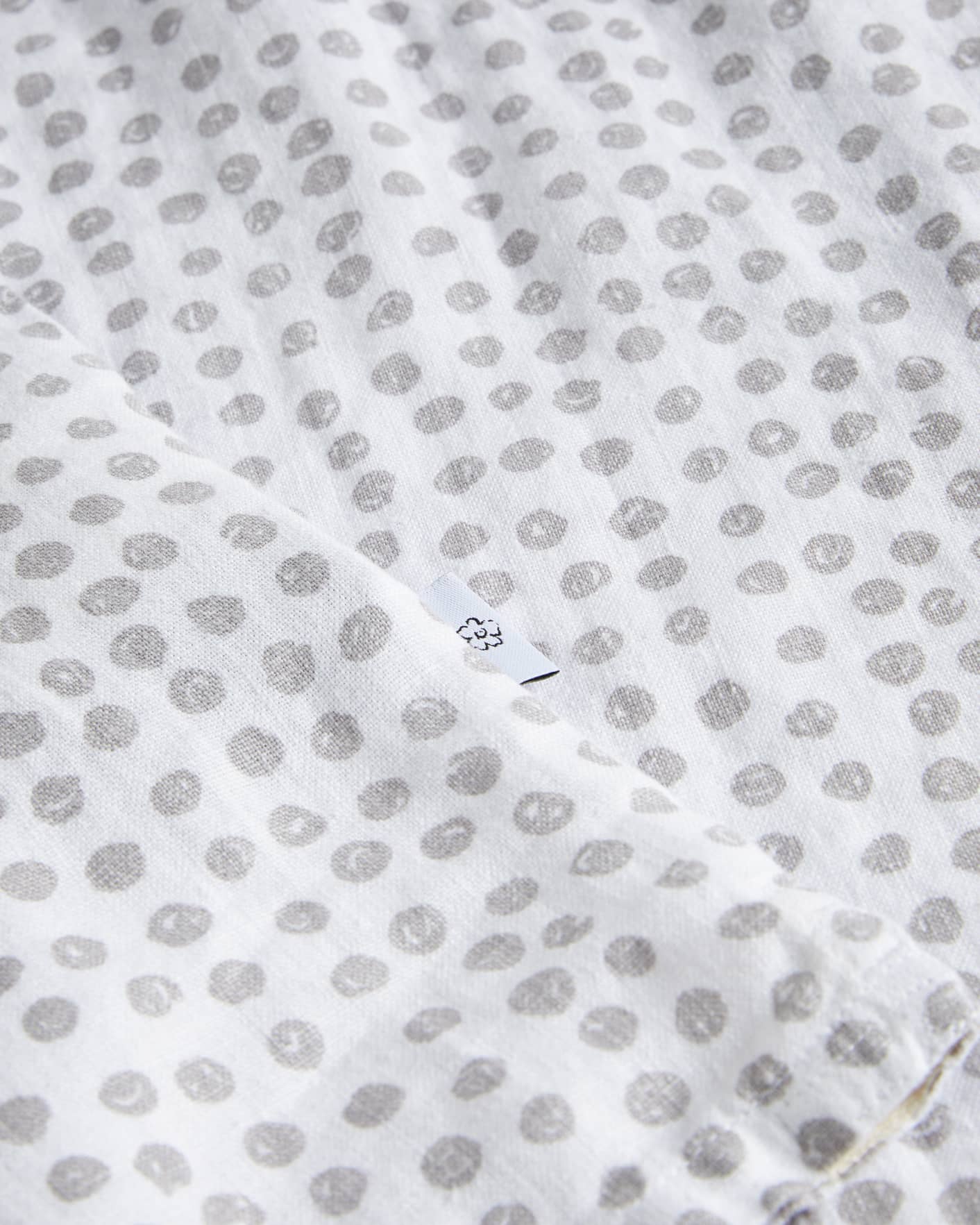 Grey Long Sleeve Spot Print Shirt Ted Baker