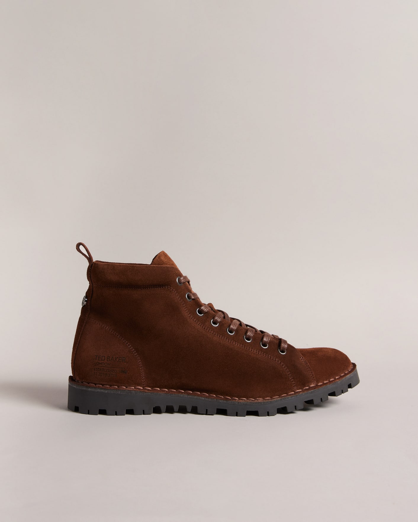 Brown Suede Monkey Boots Ted Baker