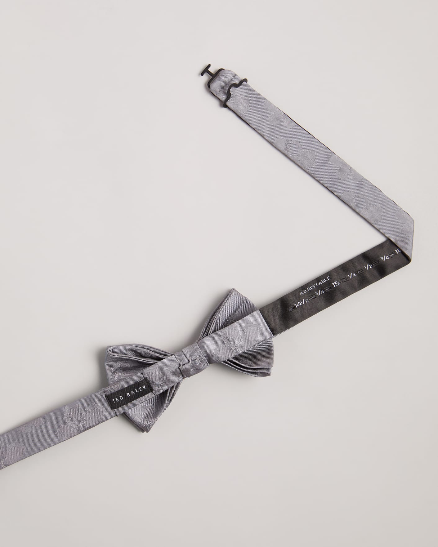Silver Magnolia Jacquard Bowtie Ted Baker
