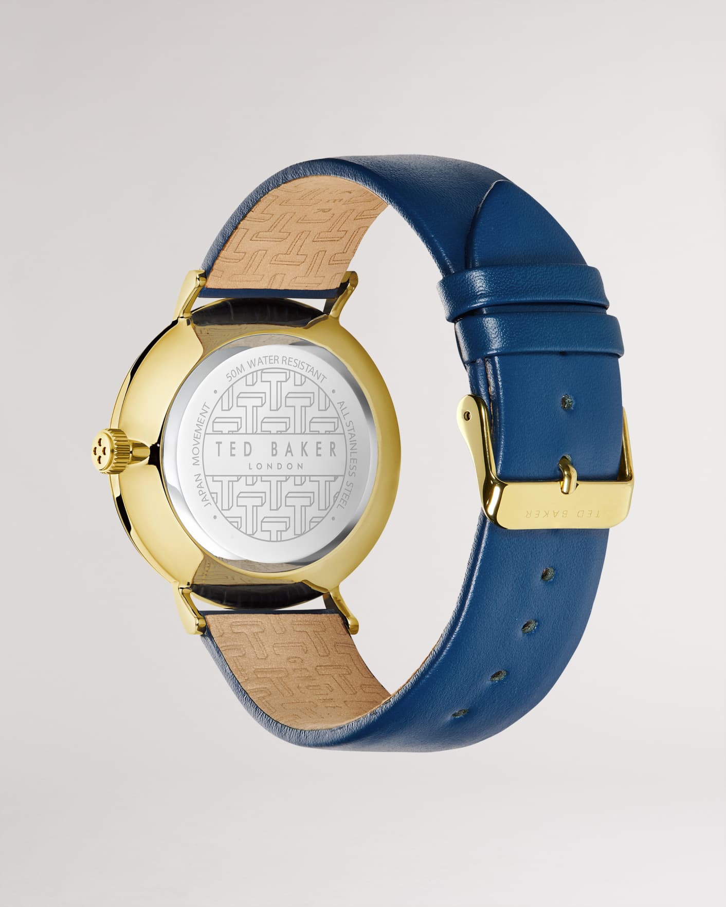 Blue Leather Strap Watch Ted Baker