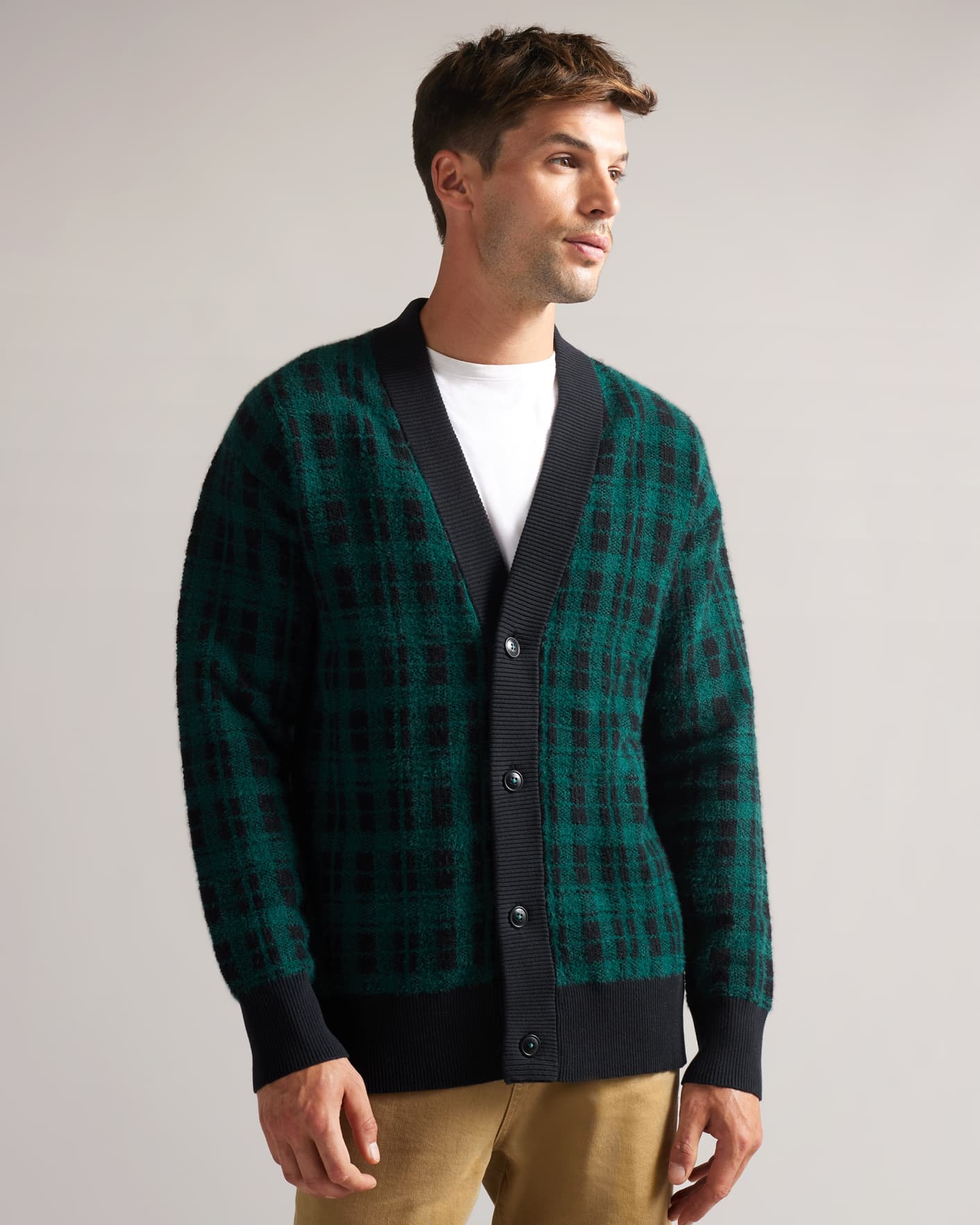 Against the will maze Shah LAPWIN - DK-GREEN | Knitwear | Ted Baker US